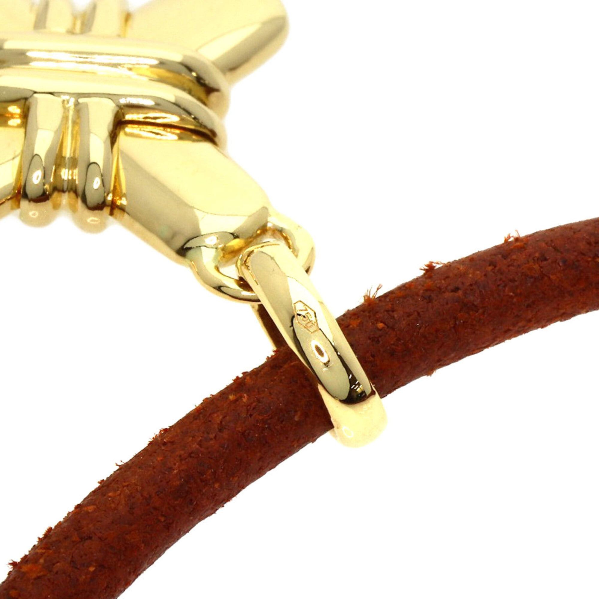 Bvlgari BVLGARI Cross Choker Necklace 18K Yellow Gold Women's Size ONE SIZE - 5 Thumbnail
