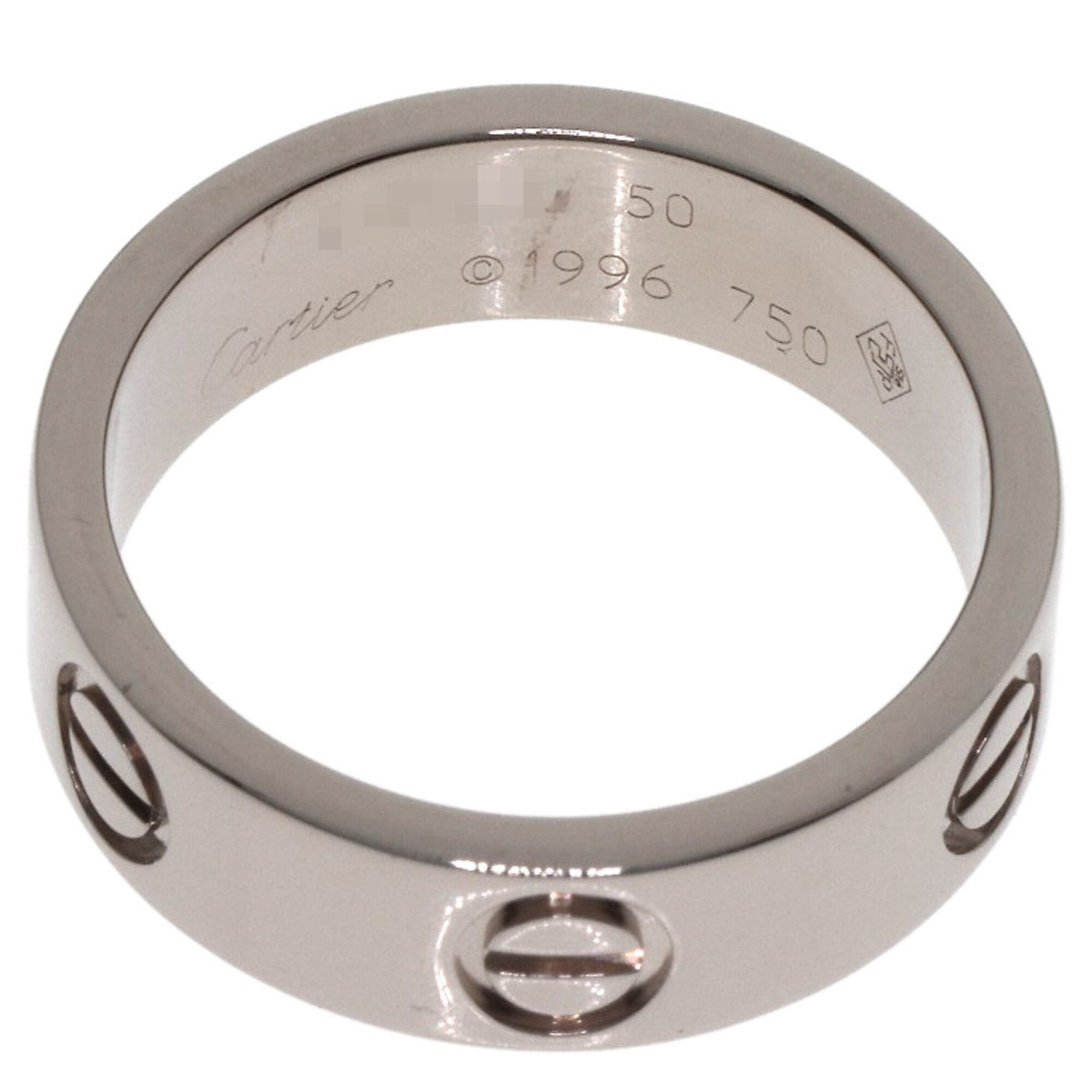 Cartier Cartier Love Ring #50, 18K White Gold, Women's Ring, CARTIER Size ONE SIZE - 4 Thumbnail