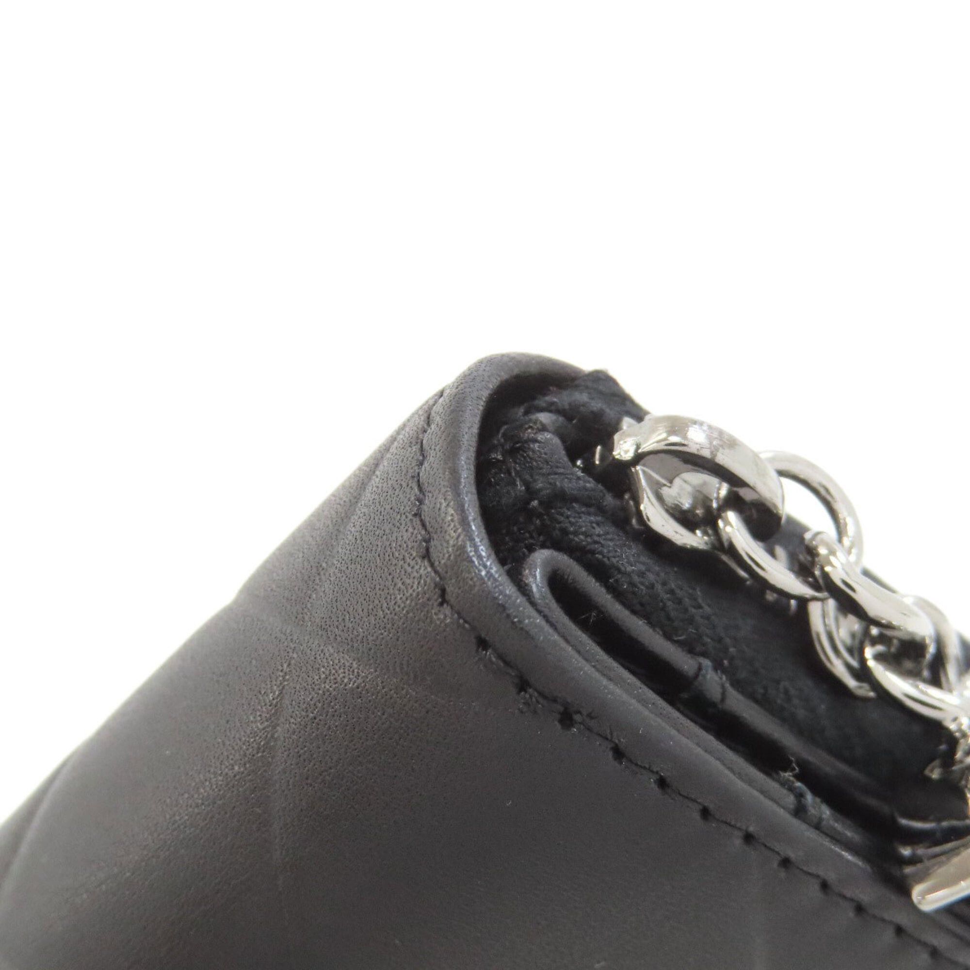 Chanel Chanel Matelassé Long Wallet with Silver Hardware, Calfskin, Women's CHANEL Size ONE SIZE - 14 Thumbnail