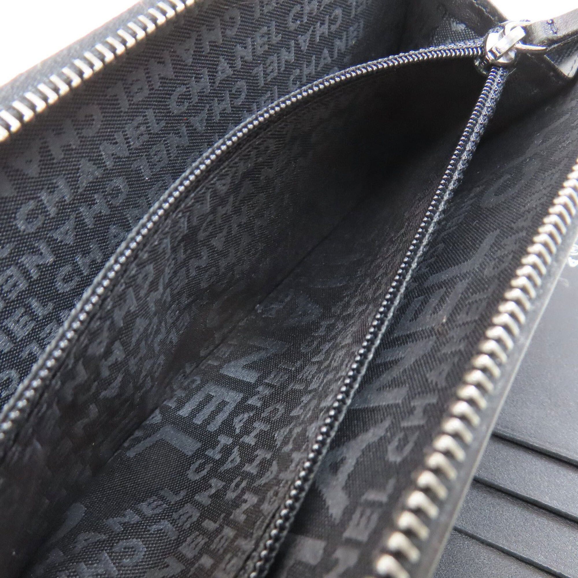Chanel Chanel Matelassé Long Wallet with Silver Hardware, Calfskin, Women's CHANEL Size ONE SIZE - 6 Thumbnail