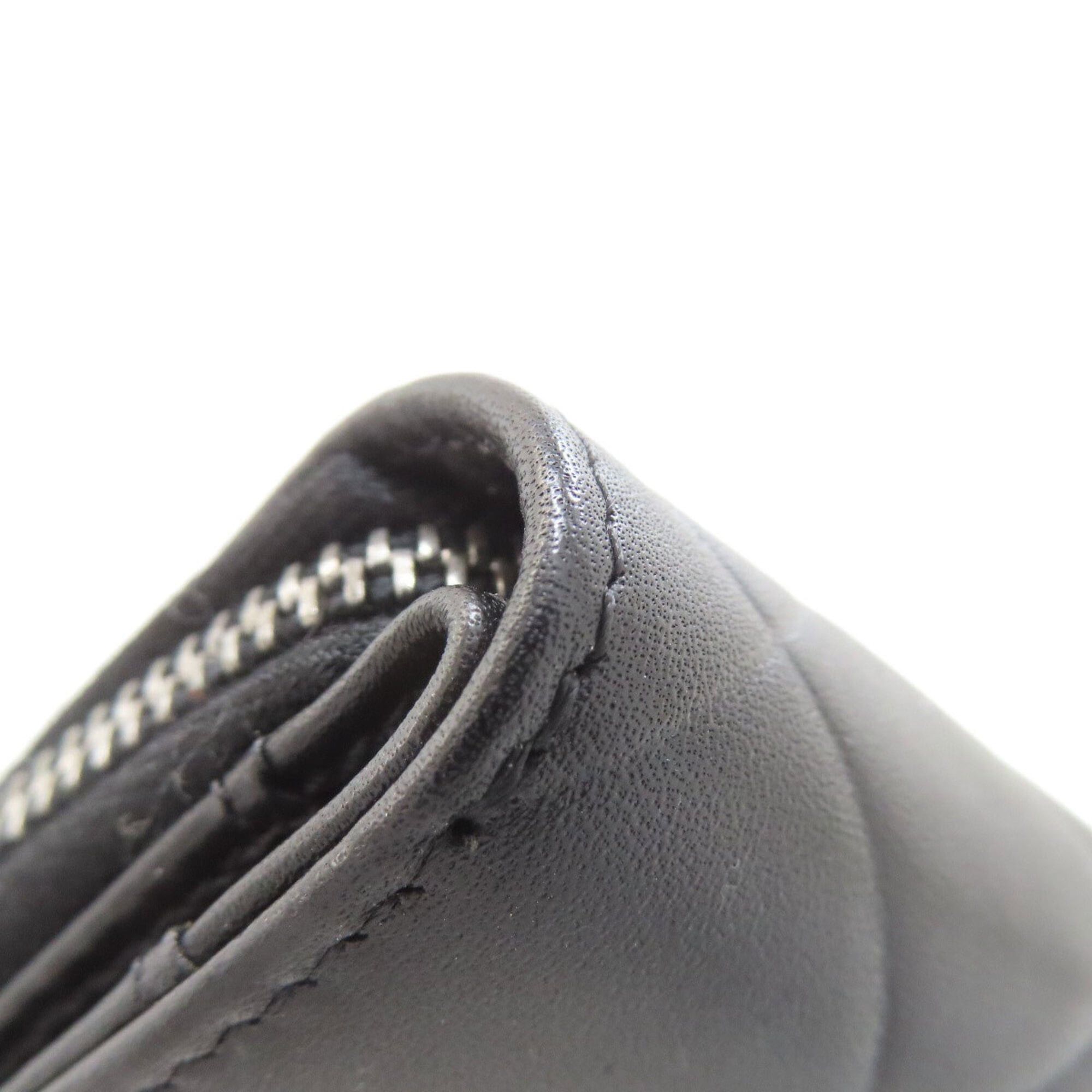 Chanel Chanel Matelassé Long Wallet with Silver Hardware, Calfskin, Women's CHANEL Size ONE SIZE - 15 Thumbnail