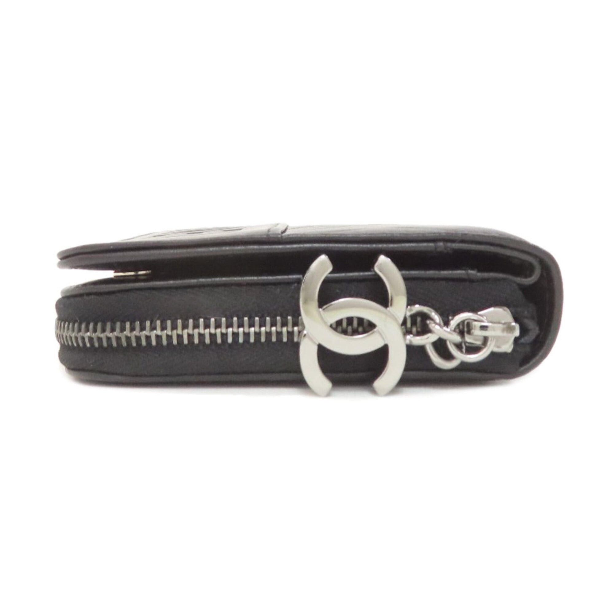 Chanel Chanel Matelassé Long Wallet with Silver Hardware, Calfskin, Women's CHANEL Size ONE SIZE - 3 Thumbnail