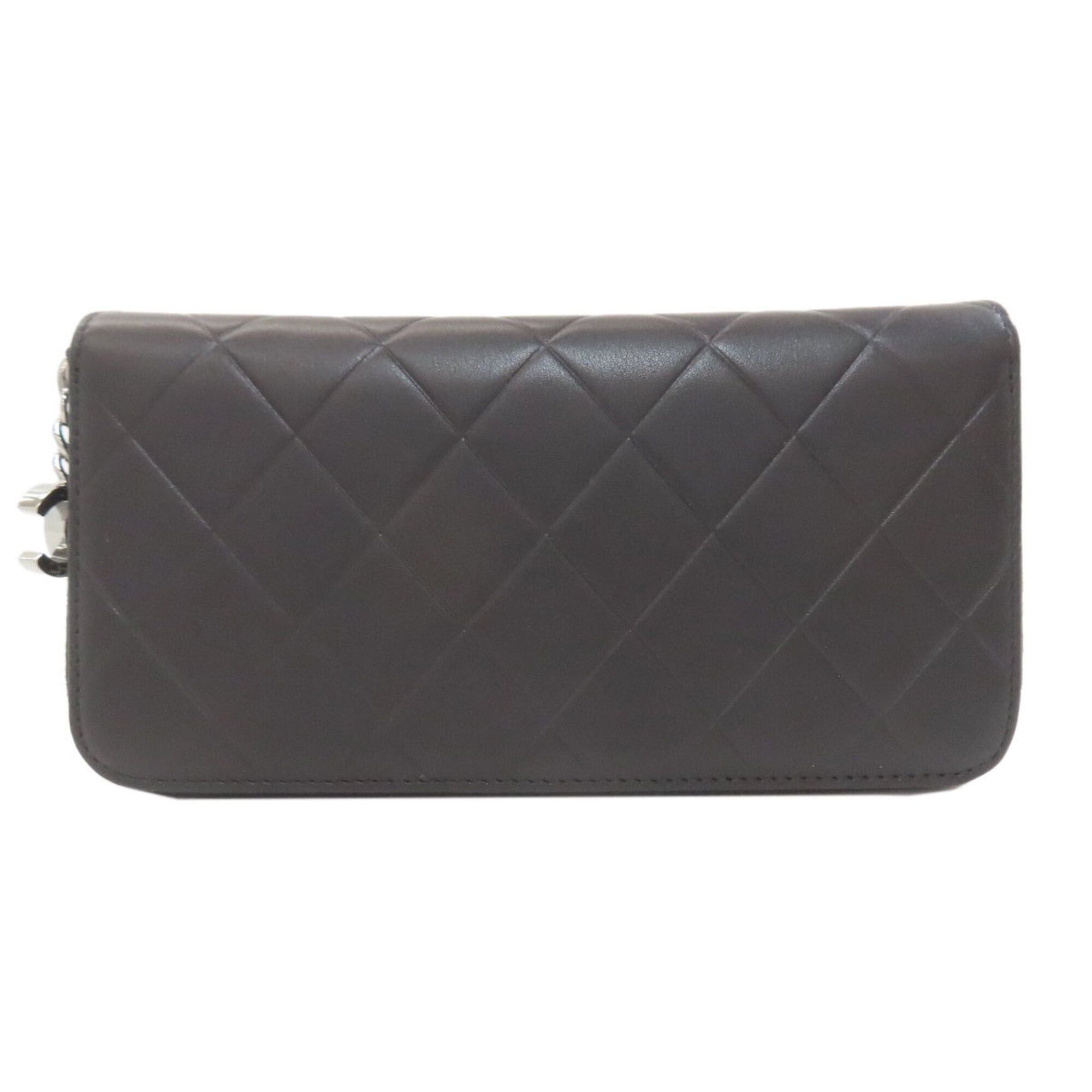 Chanel Chanel Matelassé Long Wallet with Silver Hardware, Calfskin, Women's CHANEL Size ONE SIZE - 2 Thumbnail