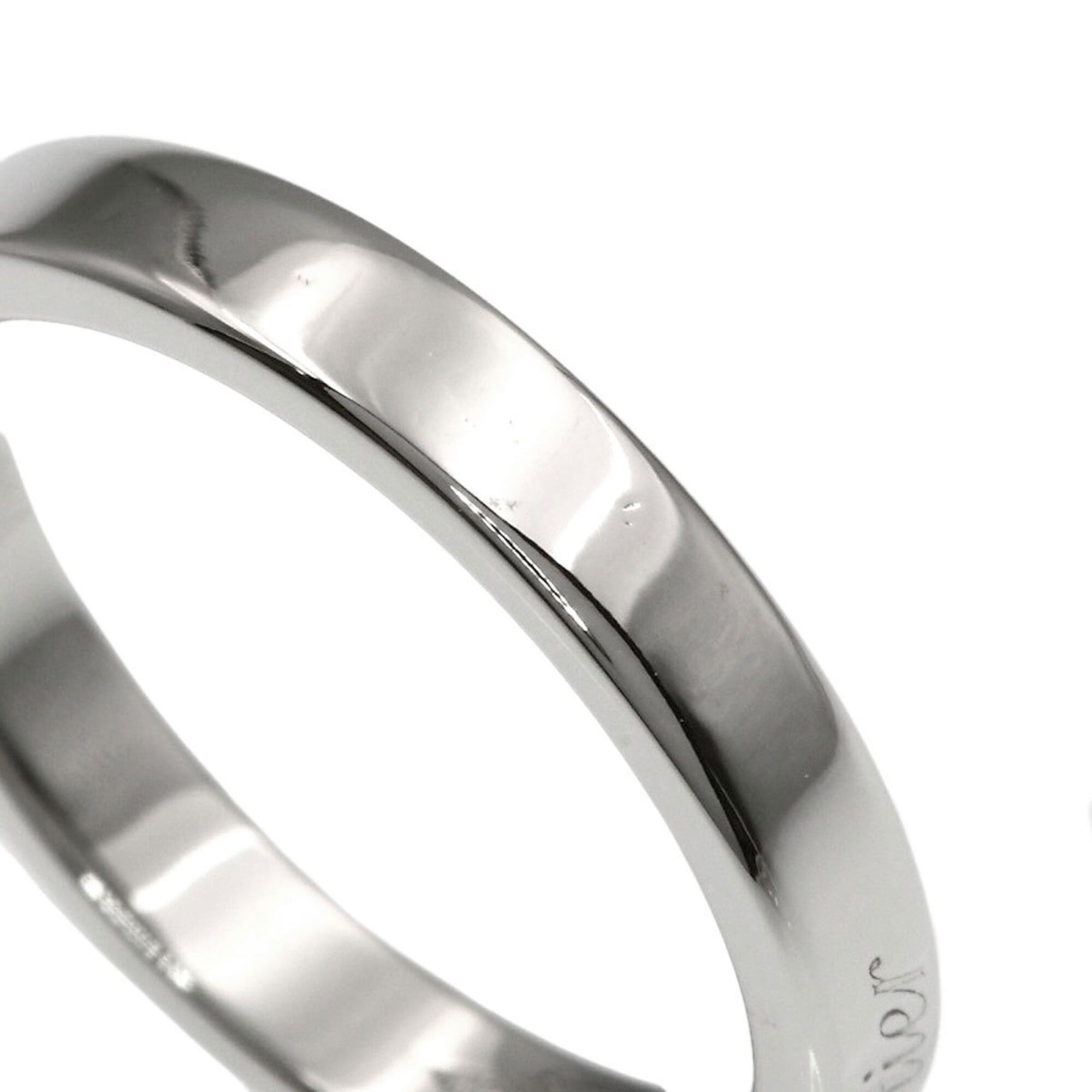 Cartier Cartier Flat Band Ring #52, Platinum PT950, Women's, CARTIER Size ONE SIZE - 6 Thumbnail