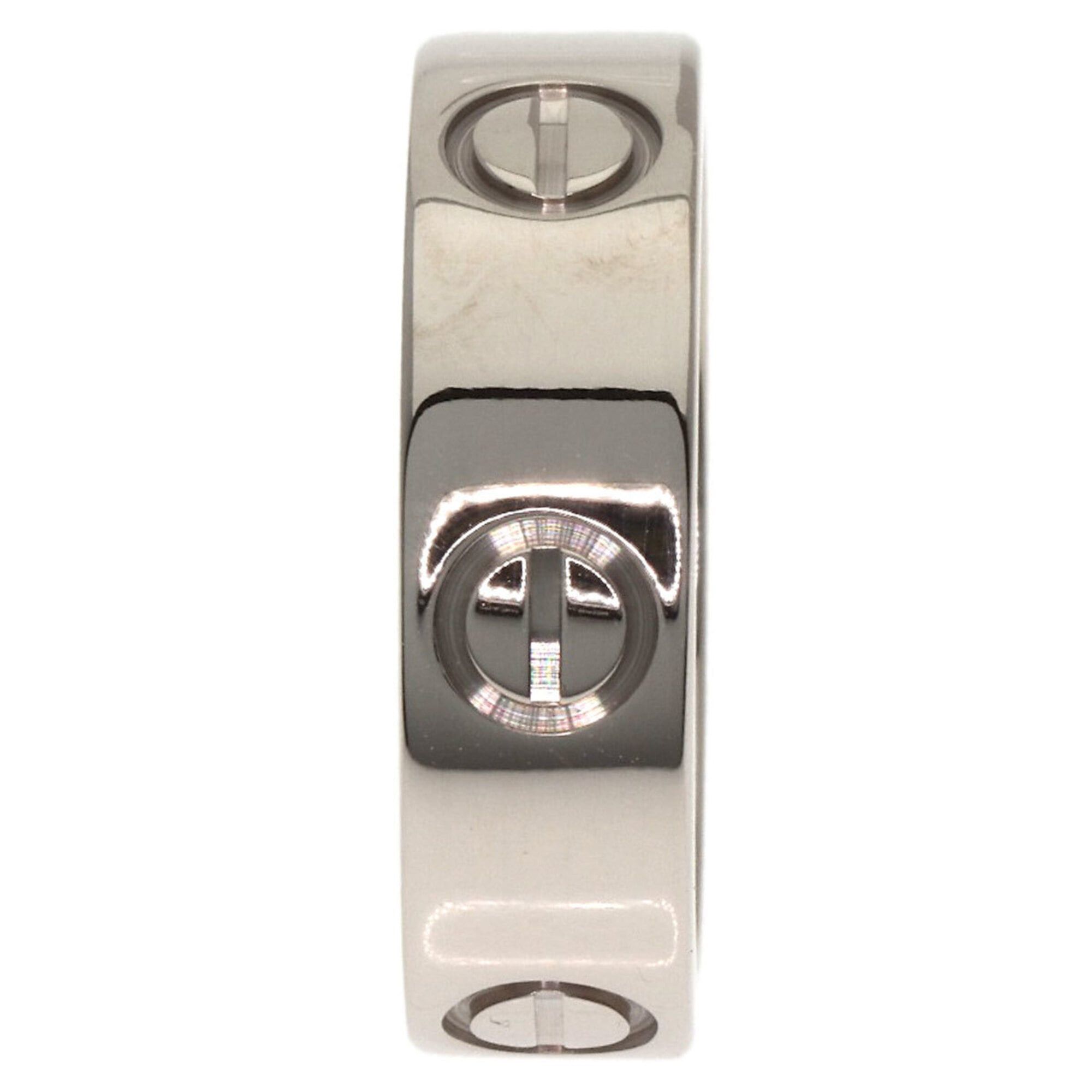 Cartier Cartier Love Ring #51, 18K White Gold, Women's Ring, CARTIER Size ONE SIZE - 3 Thumbnail