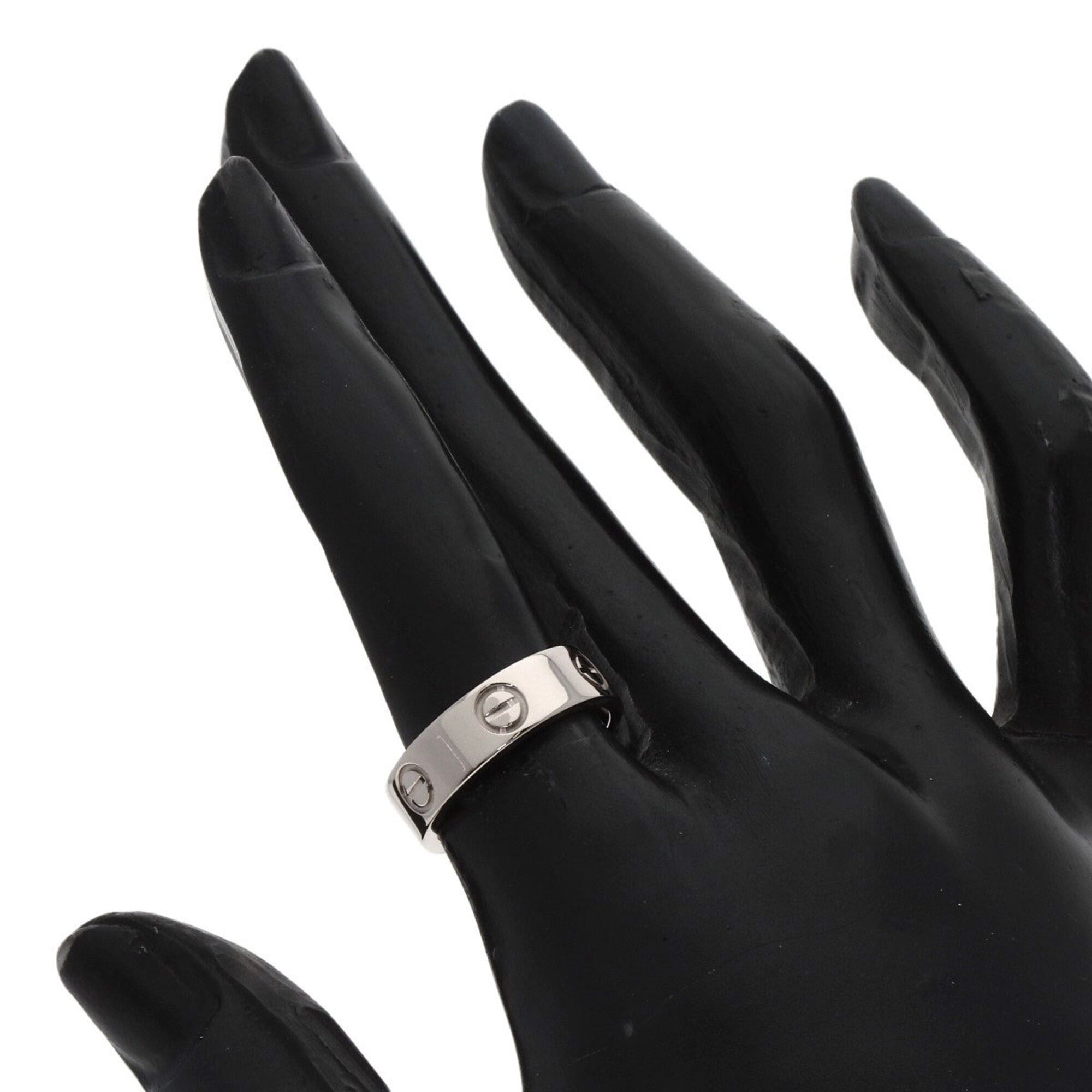 Cartier Cartier Love Ring #51, 18K White Gold, Women's Ring, CARTIER Size ONE SIZE - 6 Thumbnail