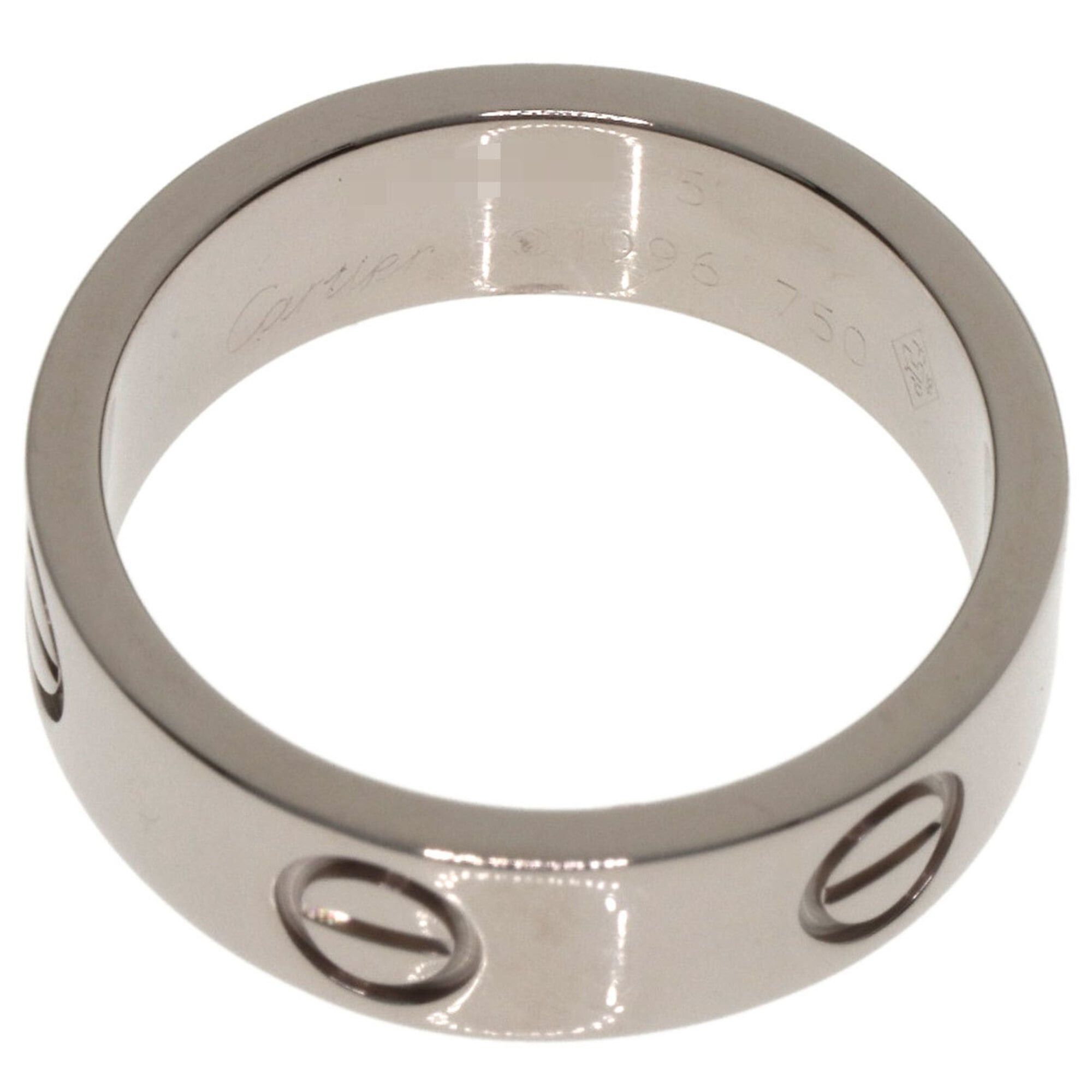 Cartier Cartier Love Ring #51, 18K White Gold, Women's Ring, CARTIER Size ONE SIZE - 4 Thumbnail