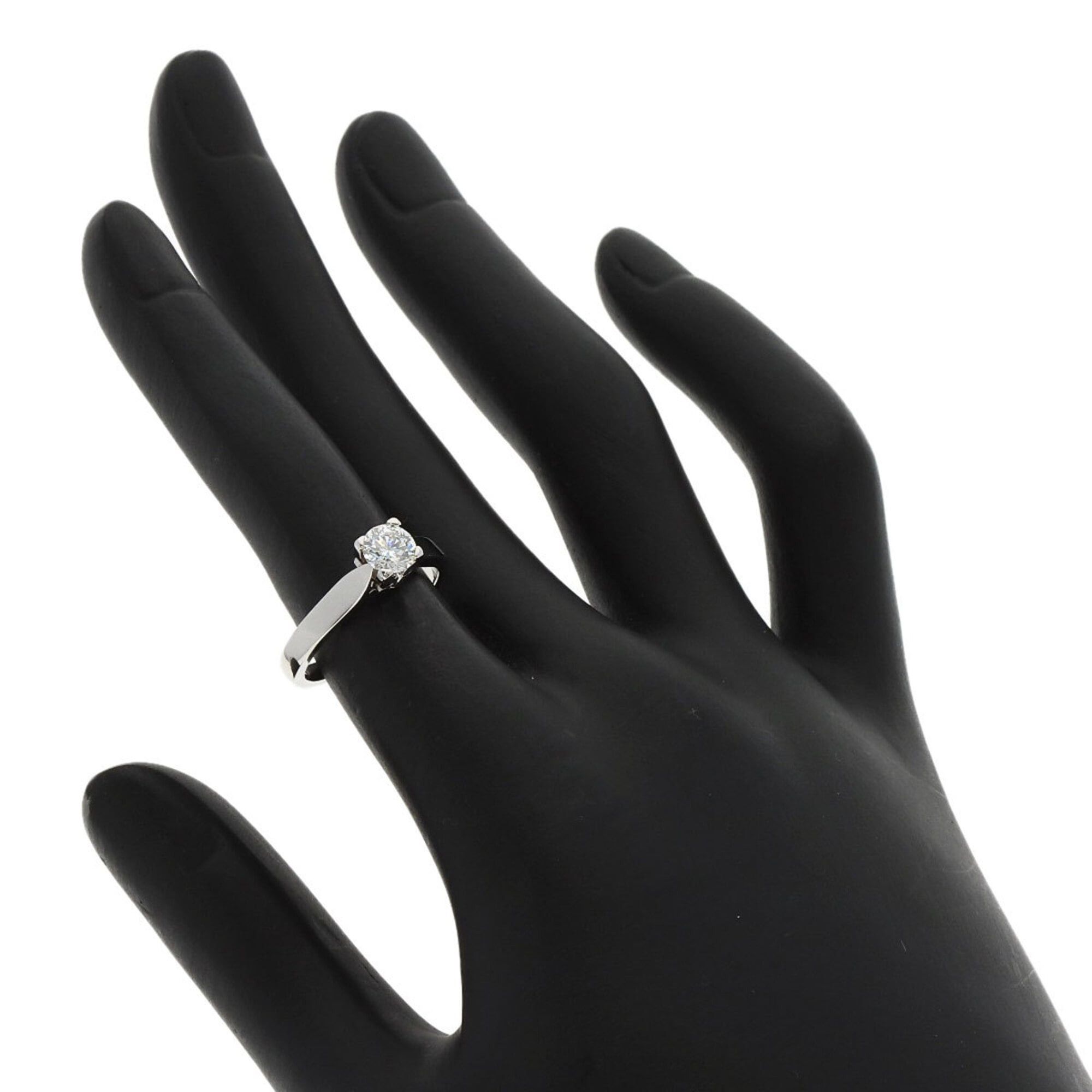 Van Cleef & Arpels Van Cleef & Arpels Papillon Diamond Ring, Size 49, VVS2 Clarity, Platinum PT950, Women's. Size ONE SIZE - 7 Thumbnail