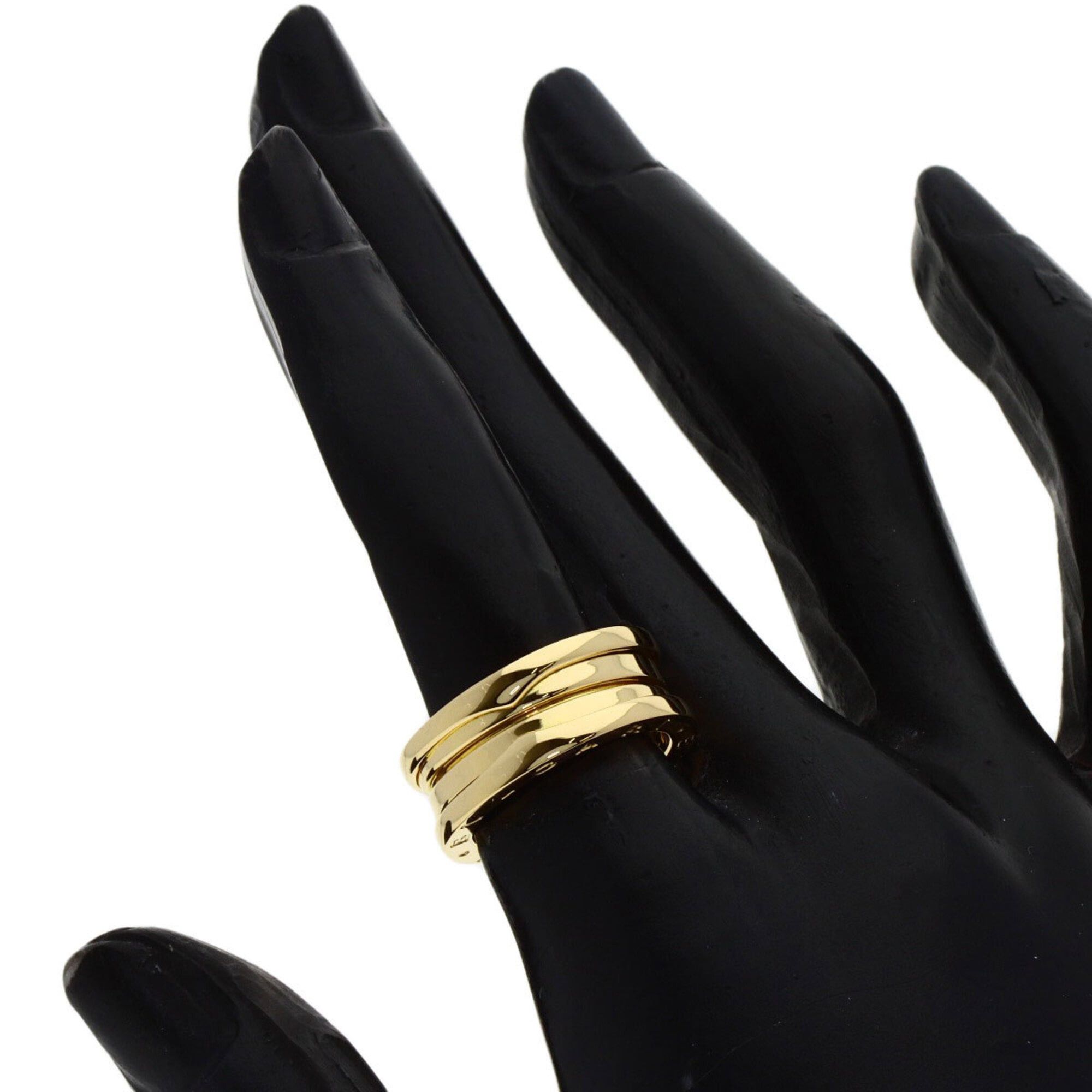 Bvlgari Bulgari B-zero1 2-band ring #50, 18K yellow gold, women's BVLGARI Size ONE SIZE - 5 Thumbnail