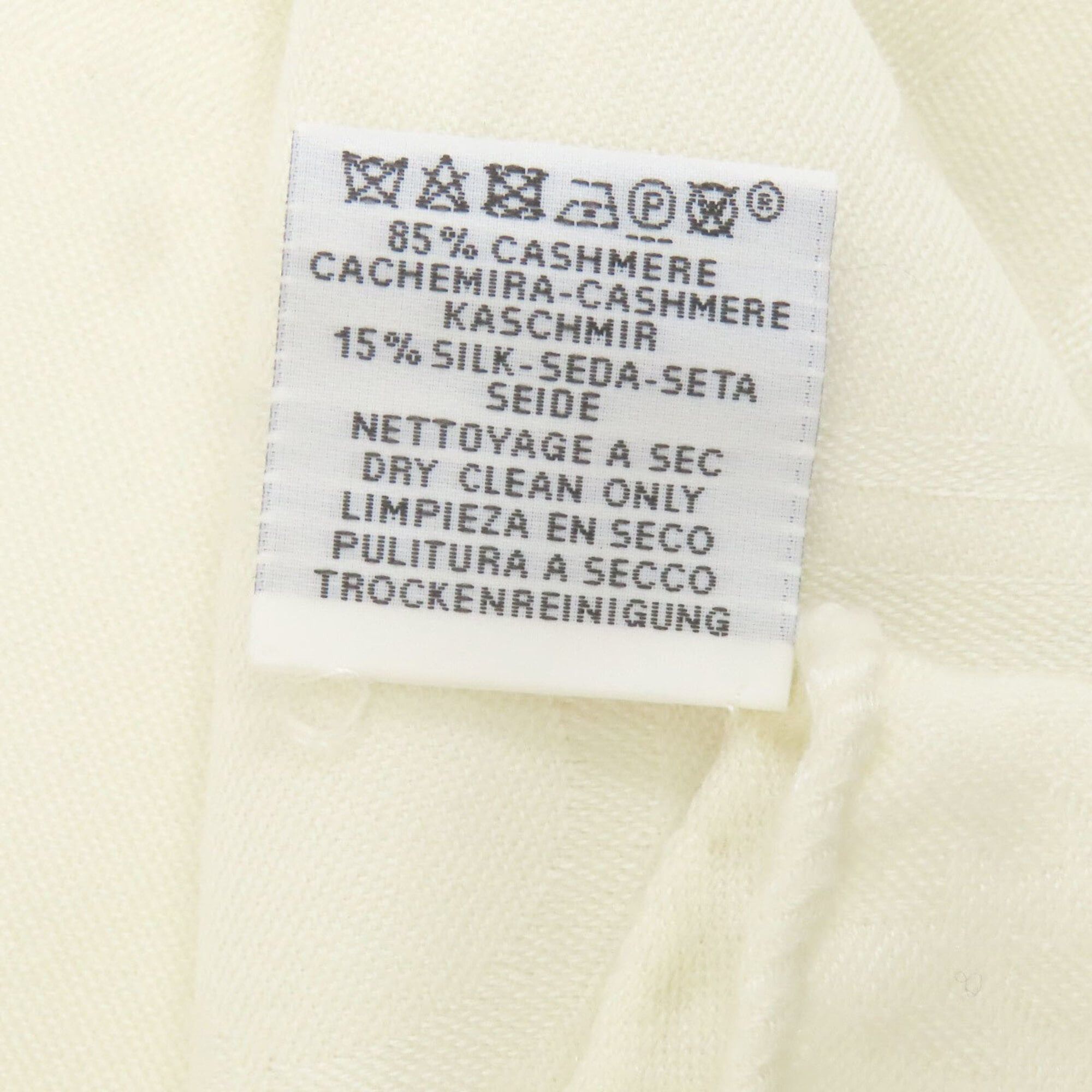 Hermes Hermes Logo Shawl Stole Cashmere Women's HERMES Size ONE SIZE - 5 Thumbnail