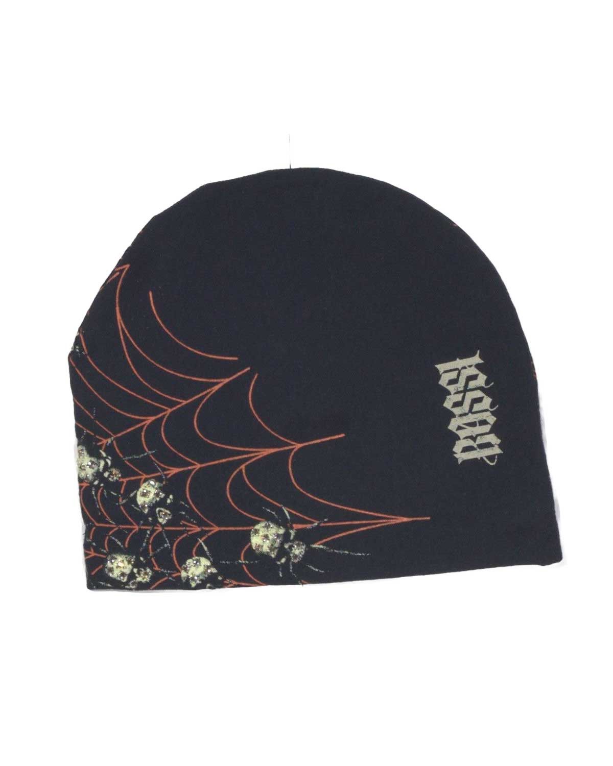 Hugo Boss Bossi Vintage Rhinestone Beanie Black Size ONE SIZE - 2 Thumbnail