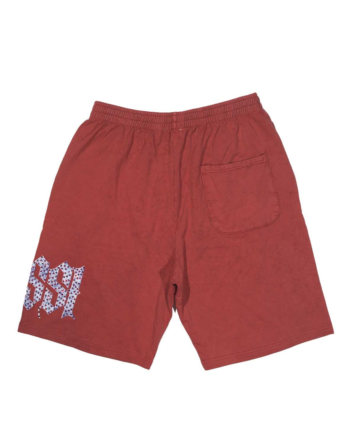 Hugo Boss Bossi Vintage Rhinestone Shorts Red/White/Red Size US 38 / EU 54 - 2 Thumbnail
