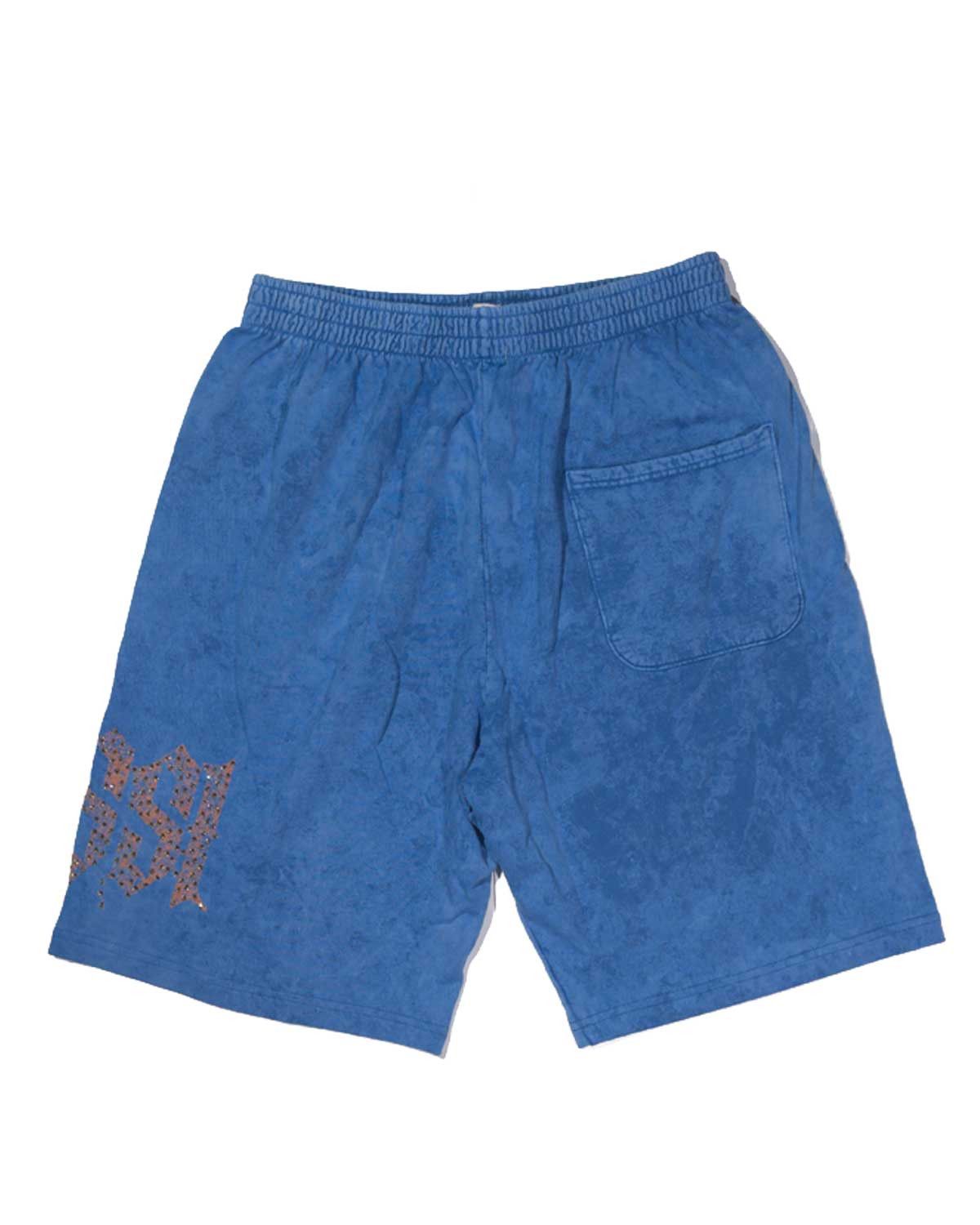 Hugo Boss Bossi Vintage Rhinestone Shorts Blue/Orange Size US 38 / EU 54 - 2 Thumbnail