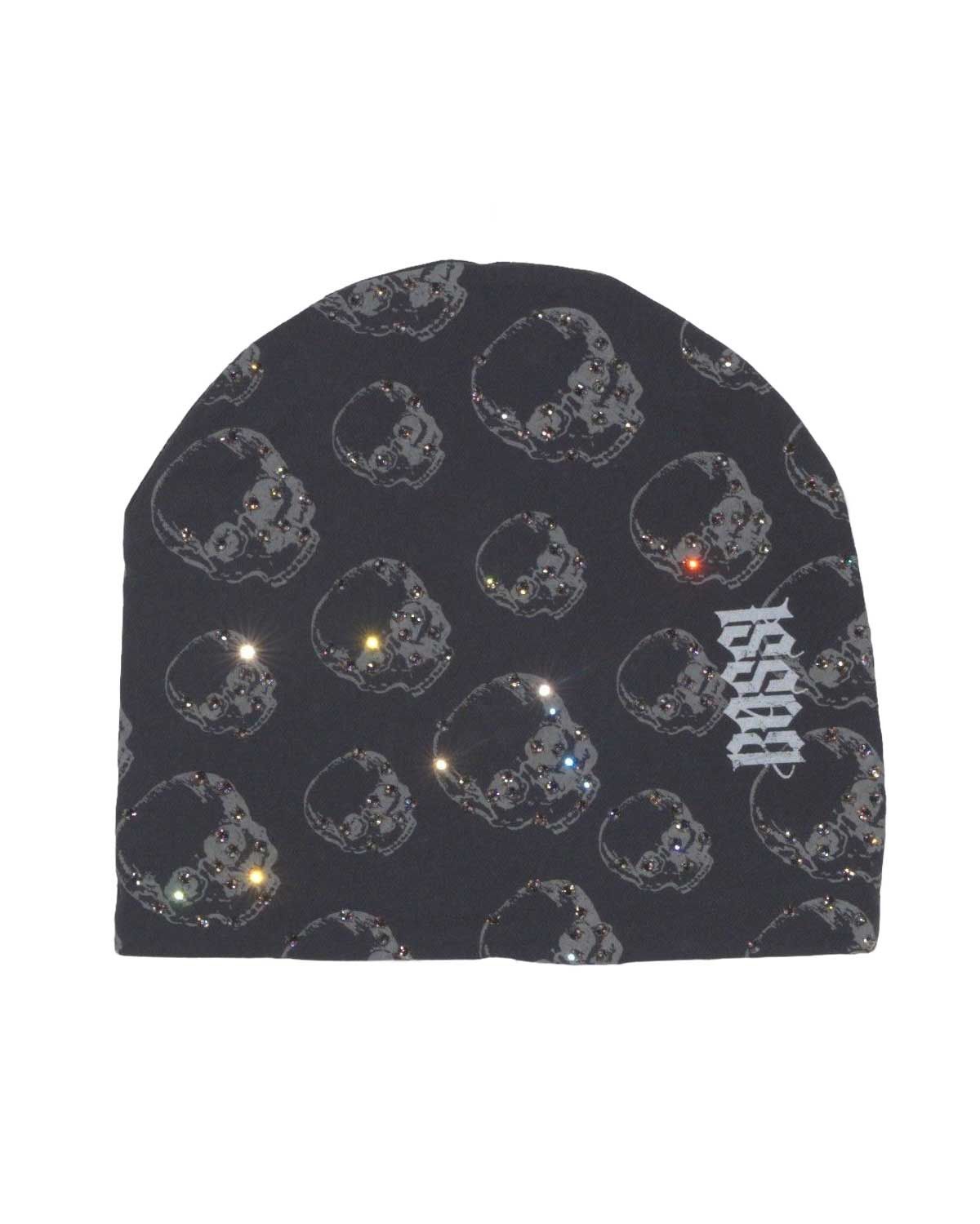 Hugo Boss Bossi Vintage Rhinestone Beanie Black Size ONE SIZE - 2 Thumbnail