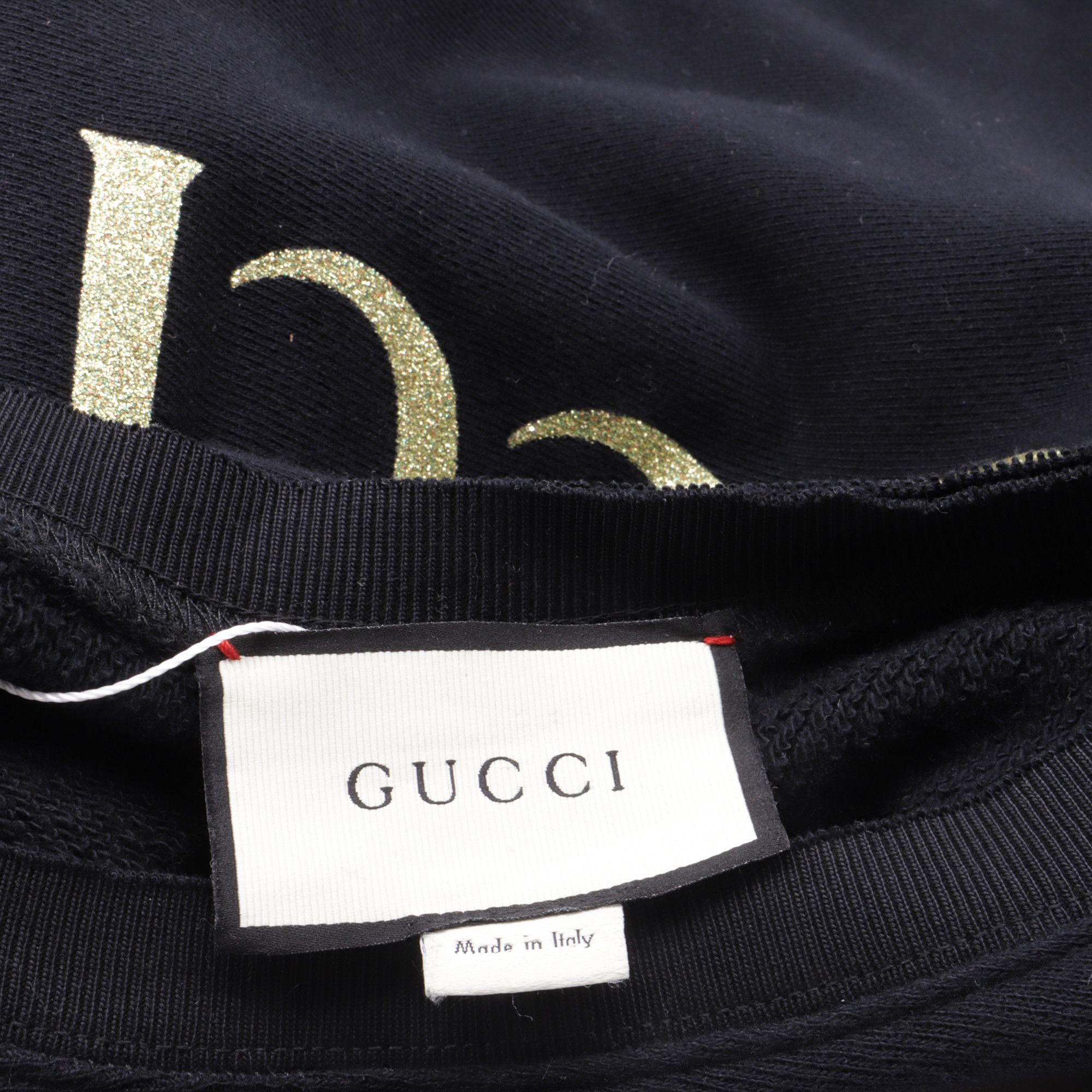 Gucci Gucci AC-DC Printed Sweatshirt in Black Cotton Size US L / EU 52-54 / 3 - 5 Thumbnail