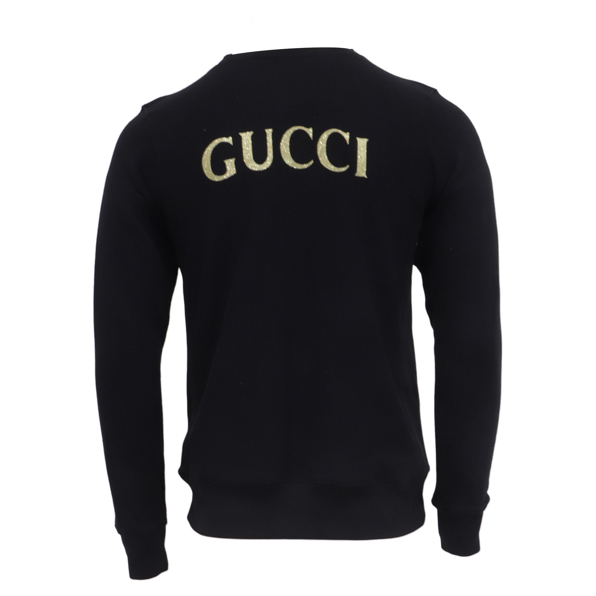 Gucci Gucci AC-DC Printed Sweatshirt in Black Cotton Size US L / EU 52-54 / 3 - 4 Thumbnail
