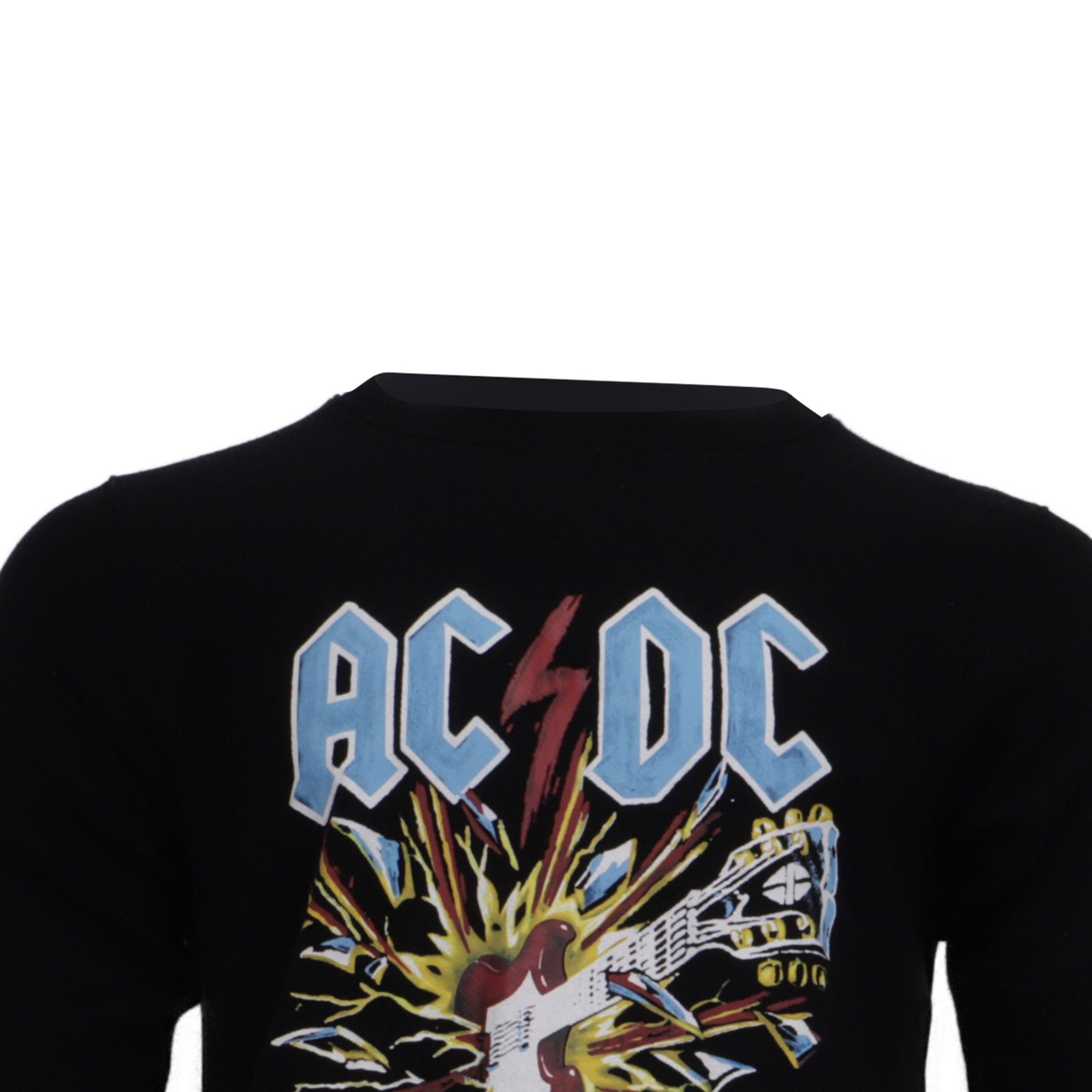 Gucci Gucci AC-DC Printed Sweatshirt in Black Cotton Size US L / EU 52-54 / 3 - 2 Thumbnail