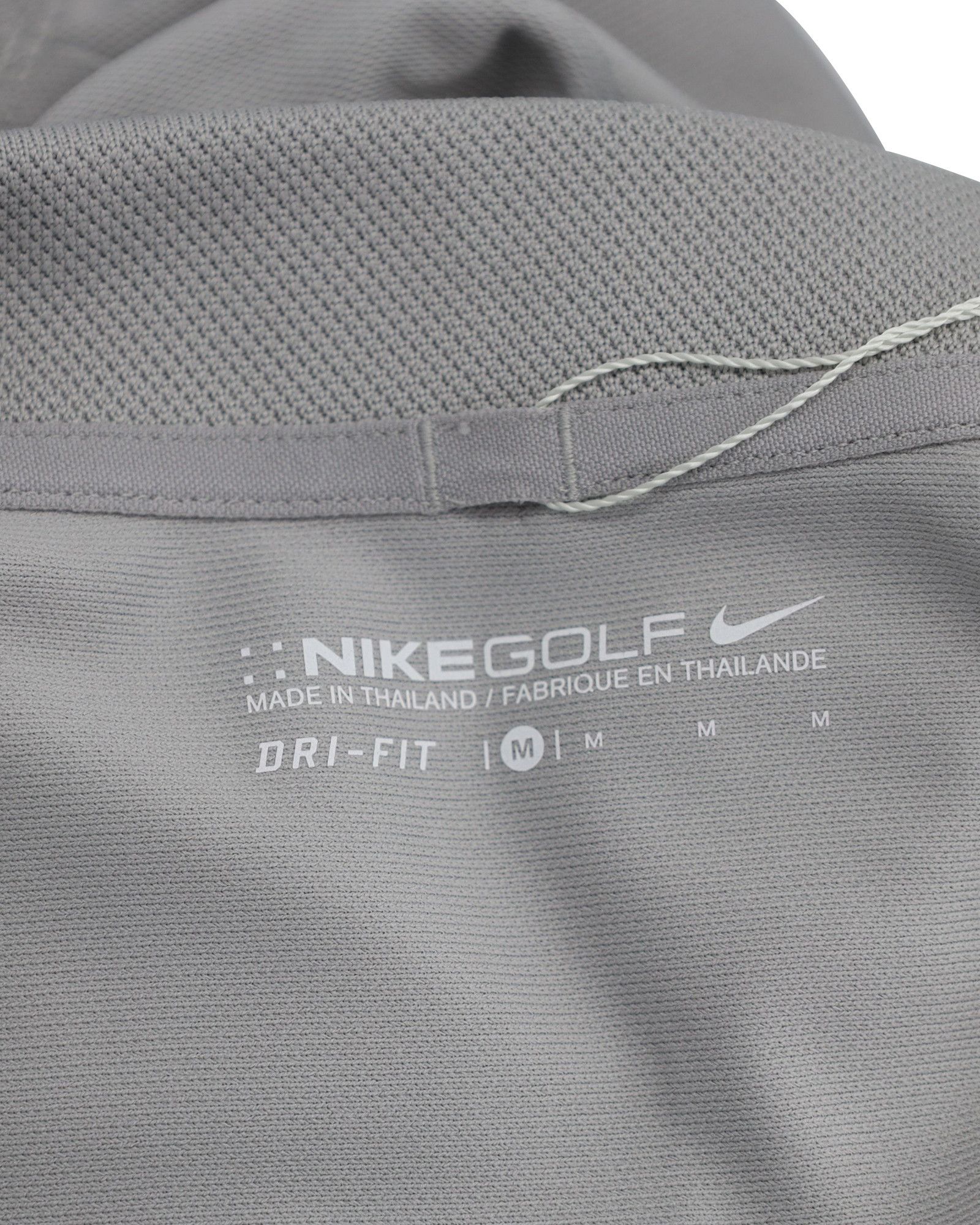 Nike Grey Short Sleeve Polo Shirt in Grey Polyester Size US S / EU 44-46 / 1 - 5 Thumbnail