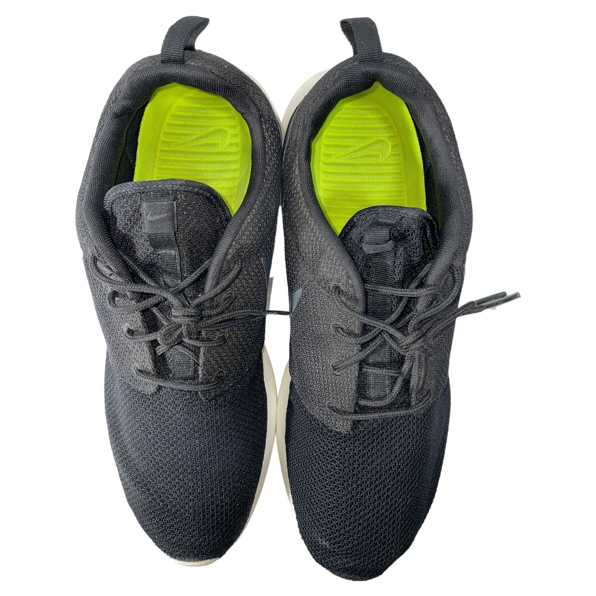 Nike Nike Roshe Running Sneakers in Black Polyester Size US 12.5 / EU 45-46 - 4 Thumbnail