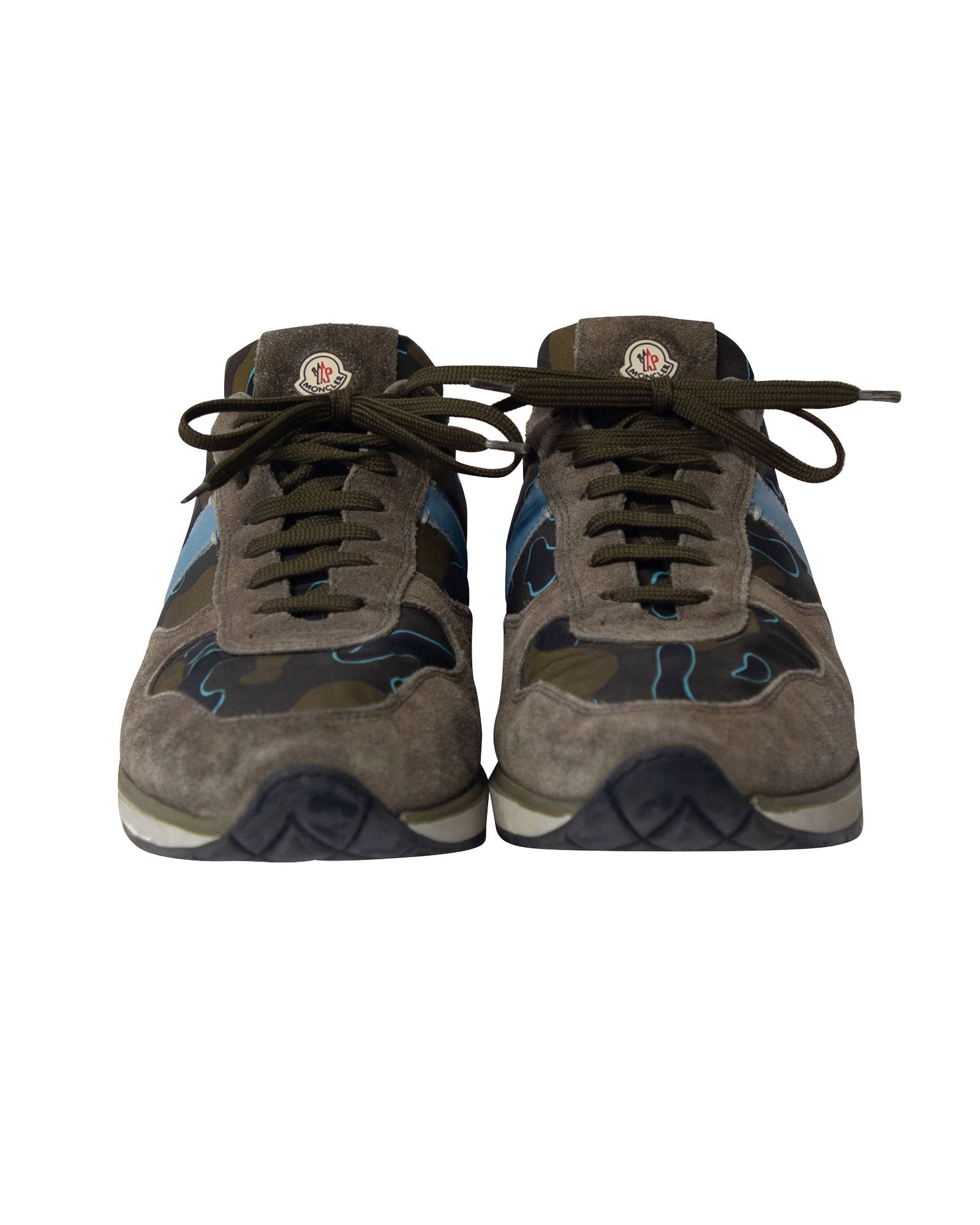 Moncler Moncler Montego Sneakers in Multicolor Suede Size US 5.5 / EU 38 - 2 Thumbnail