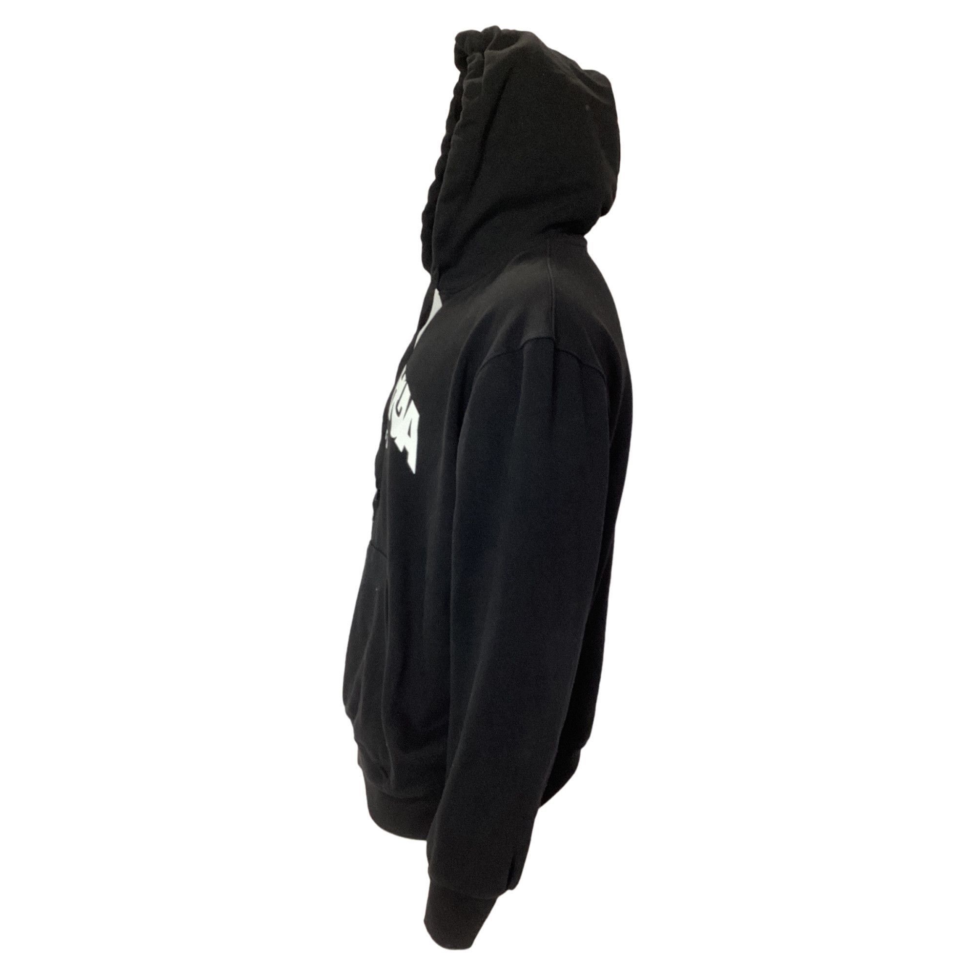 Balenciaga Balenciaga Back Flip Logo Hoodie in Black Cotton Size US S / EU 44-46 / 1 - 2 Thumbnail
