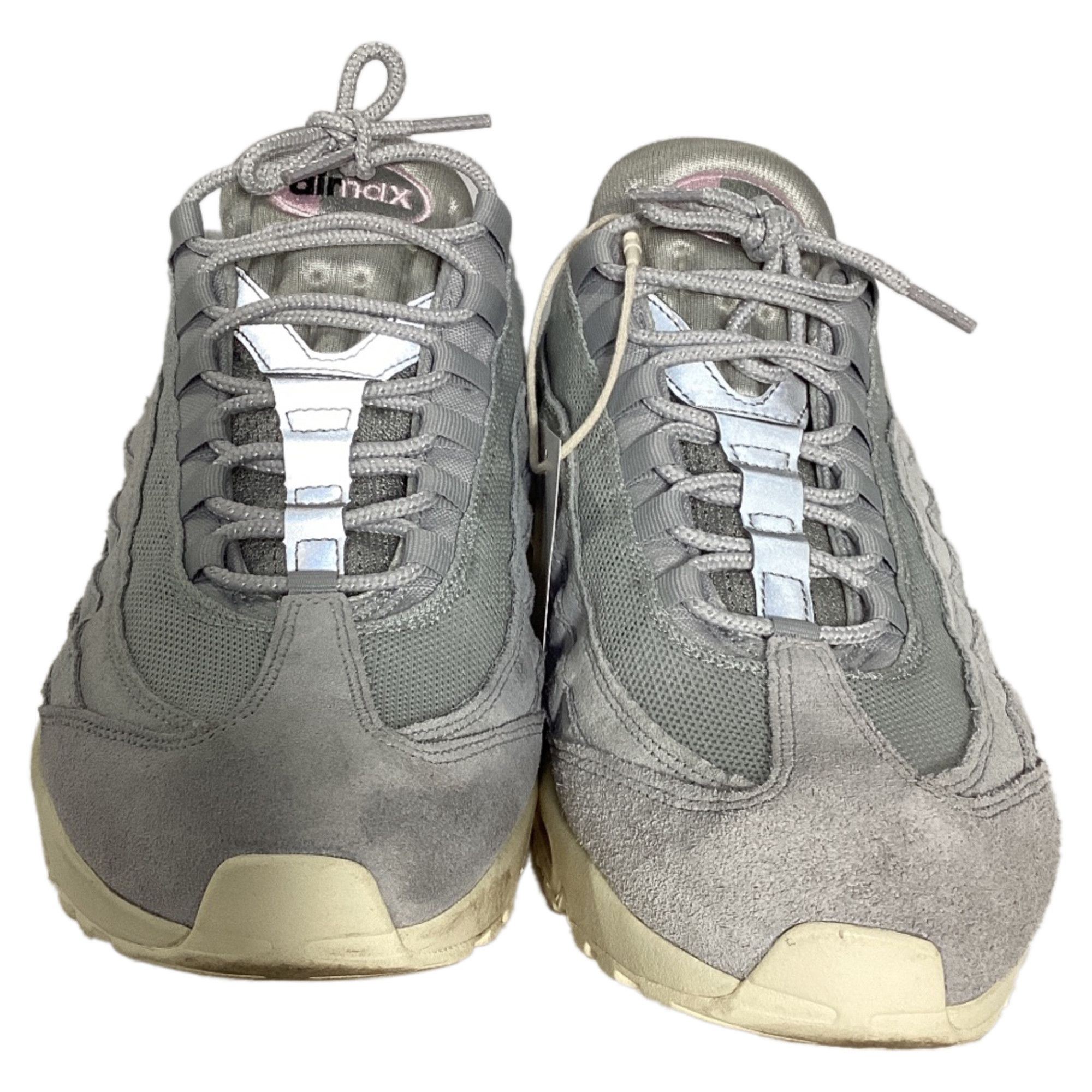 Nike Nike Air Max 95 Grey Pink Foam Sneakers in Grey Suede Size US 12 / EU 45 - 2 Thumbnail