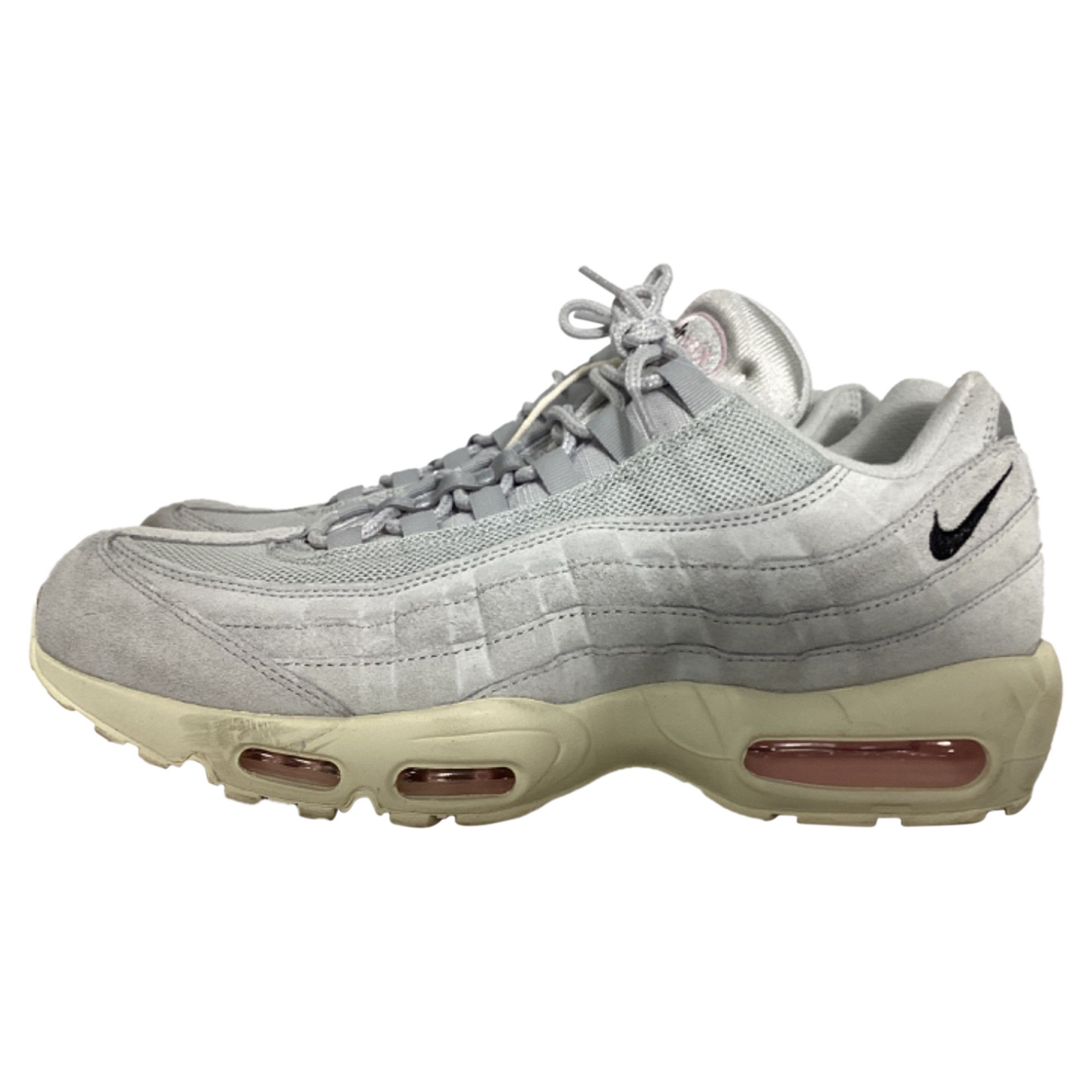 Nike Nike Air Max 95 Grey Pink Foam Sneakers in Grey Suede Size US 12 / EU 45 - 3 Thumbnail
