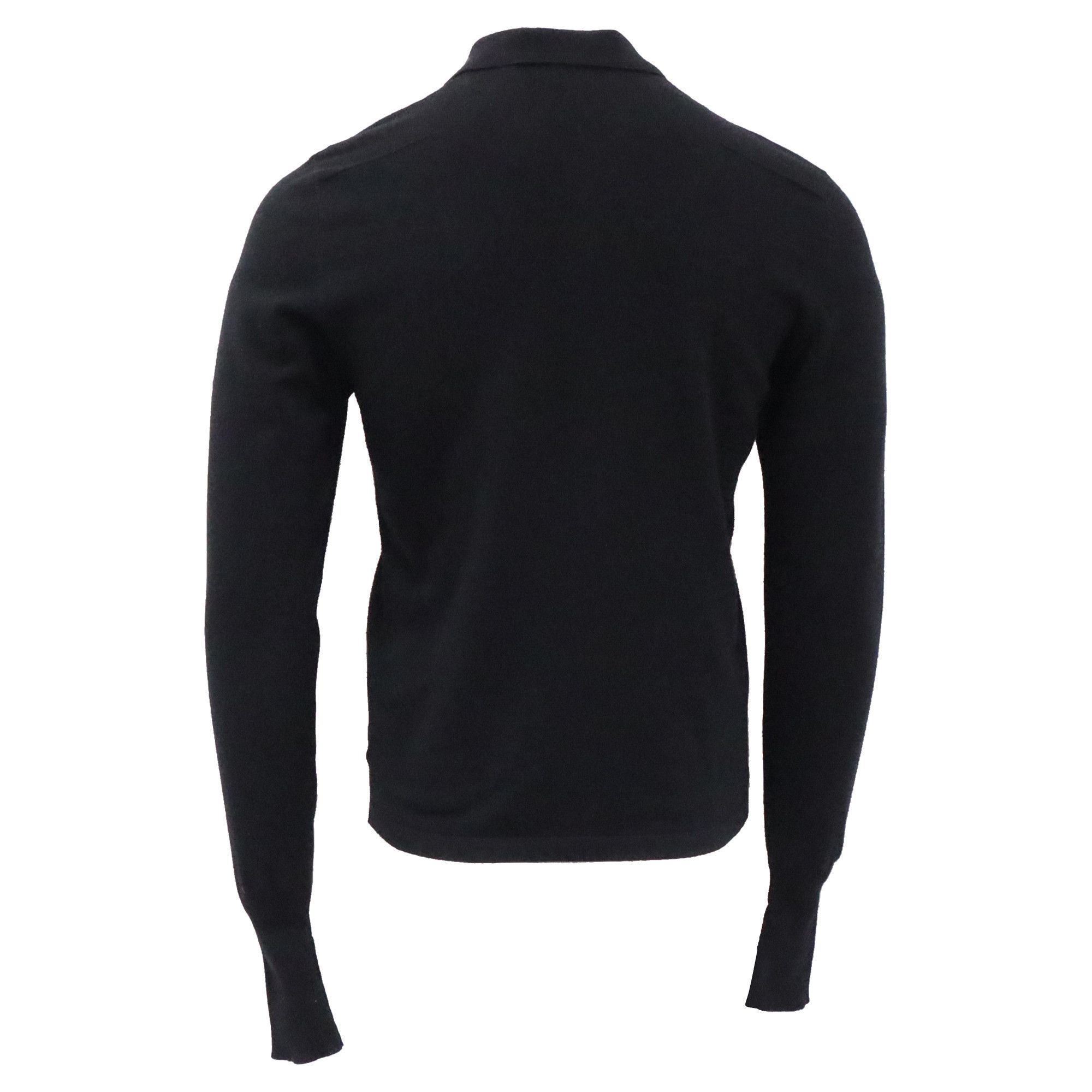 Dior Dior Long Sleeve Polo Sweater in Black Cashmere Size US M / EU 48-50 / 2 - 4 Thumbnail