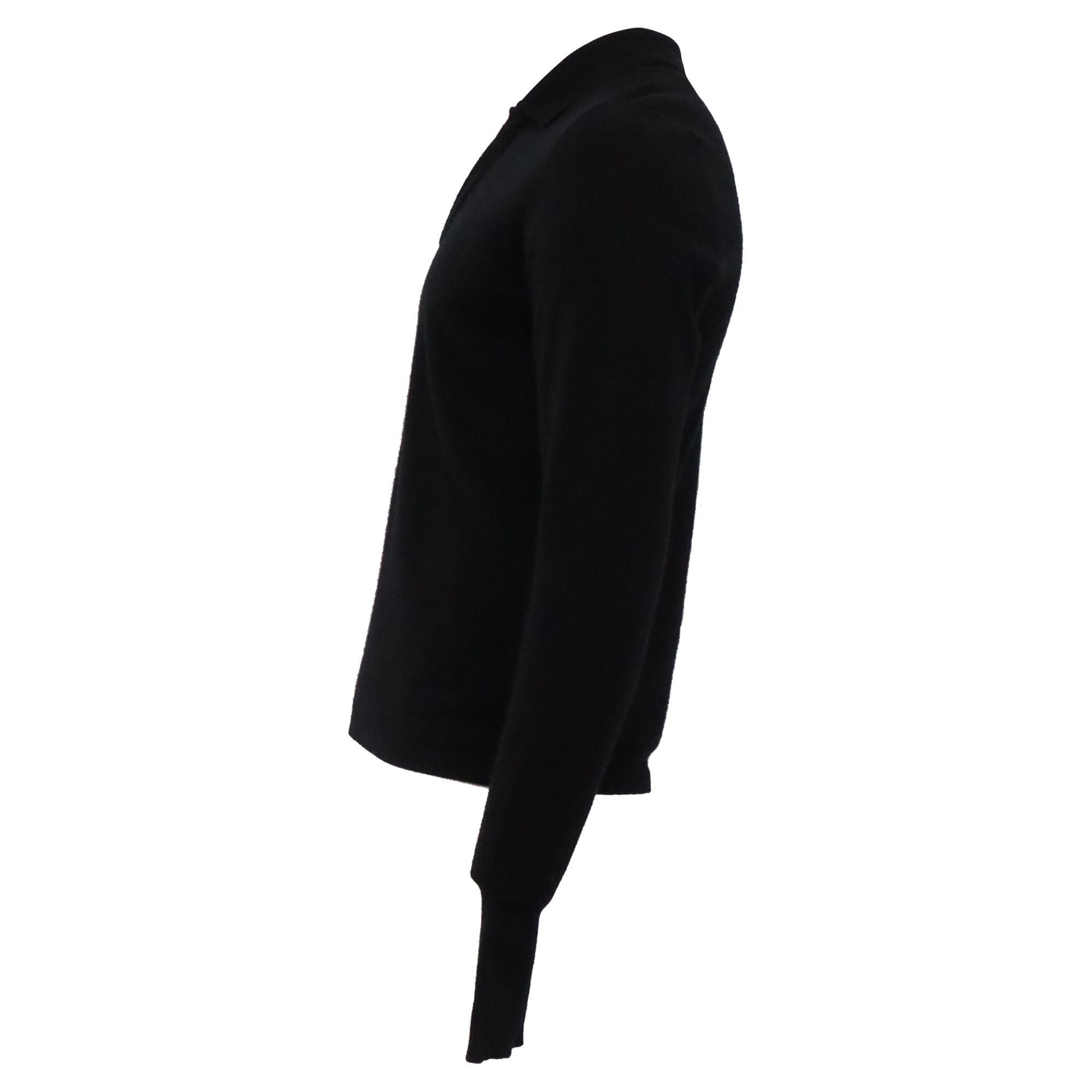 Dior Dior Long Sleeve Polo Sweater in Black Cashmere Size US M / EU 48-50 / 2 - 3 Thumbnail