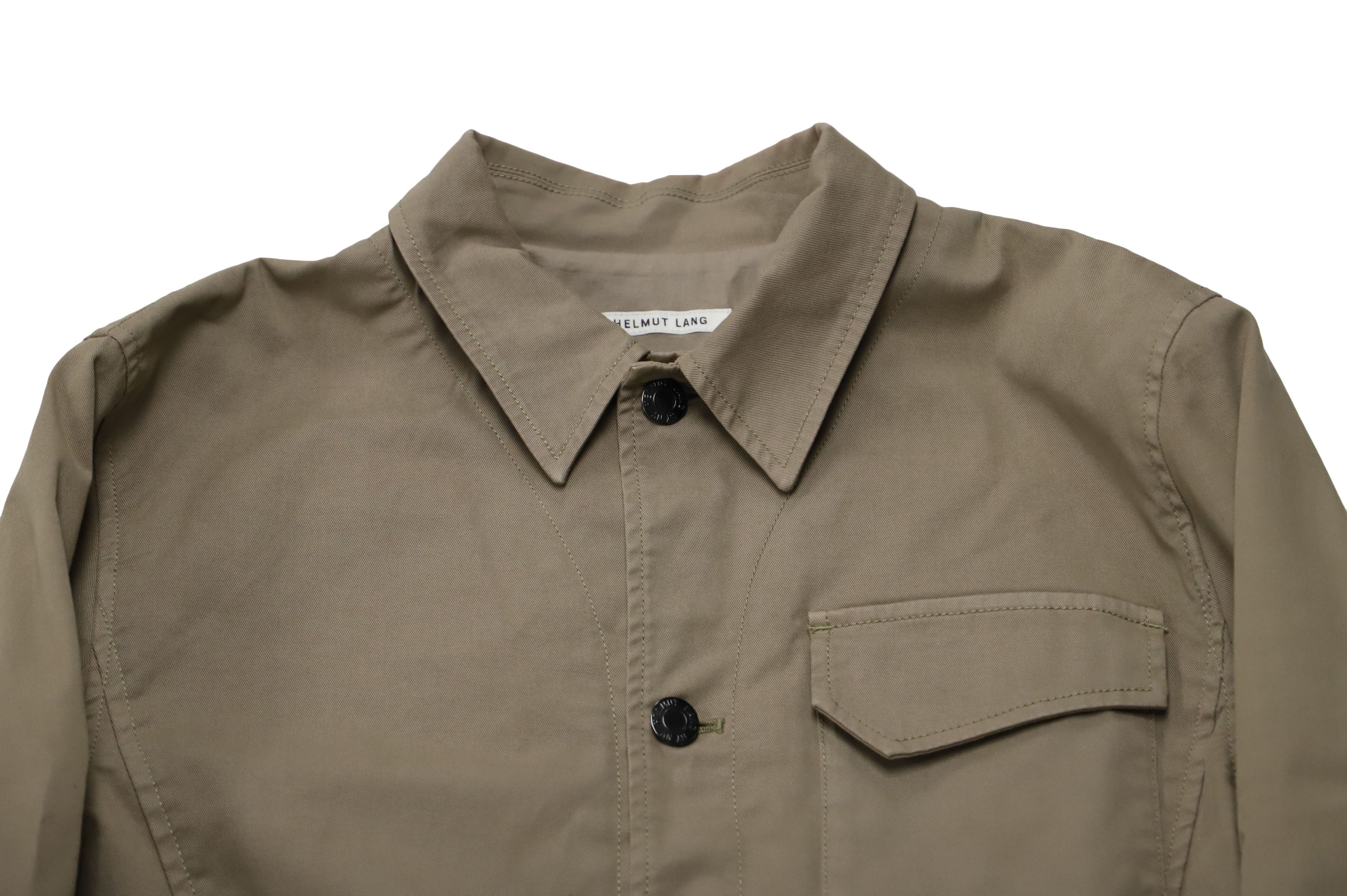 Helmut Lang Helmut Lang Shirt Jacket in Brown Cotton Size US XS / EU 42 / 0 - 3 Thumbnail