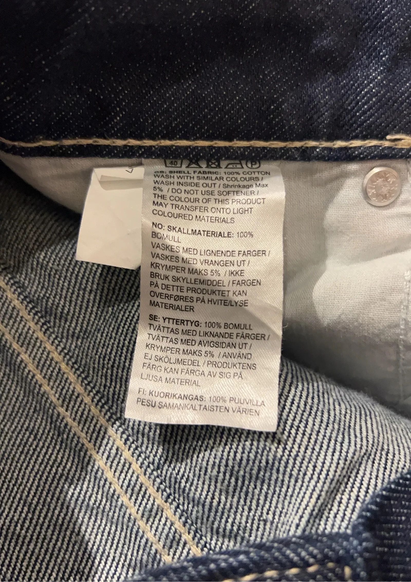 Vailent Vailent Wide soft rinse F586 Jeans Size 27" / US 4 / IT 40 - 3 Thumbnail