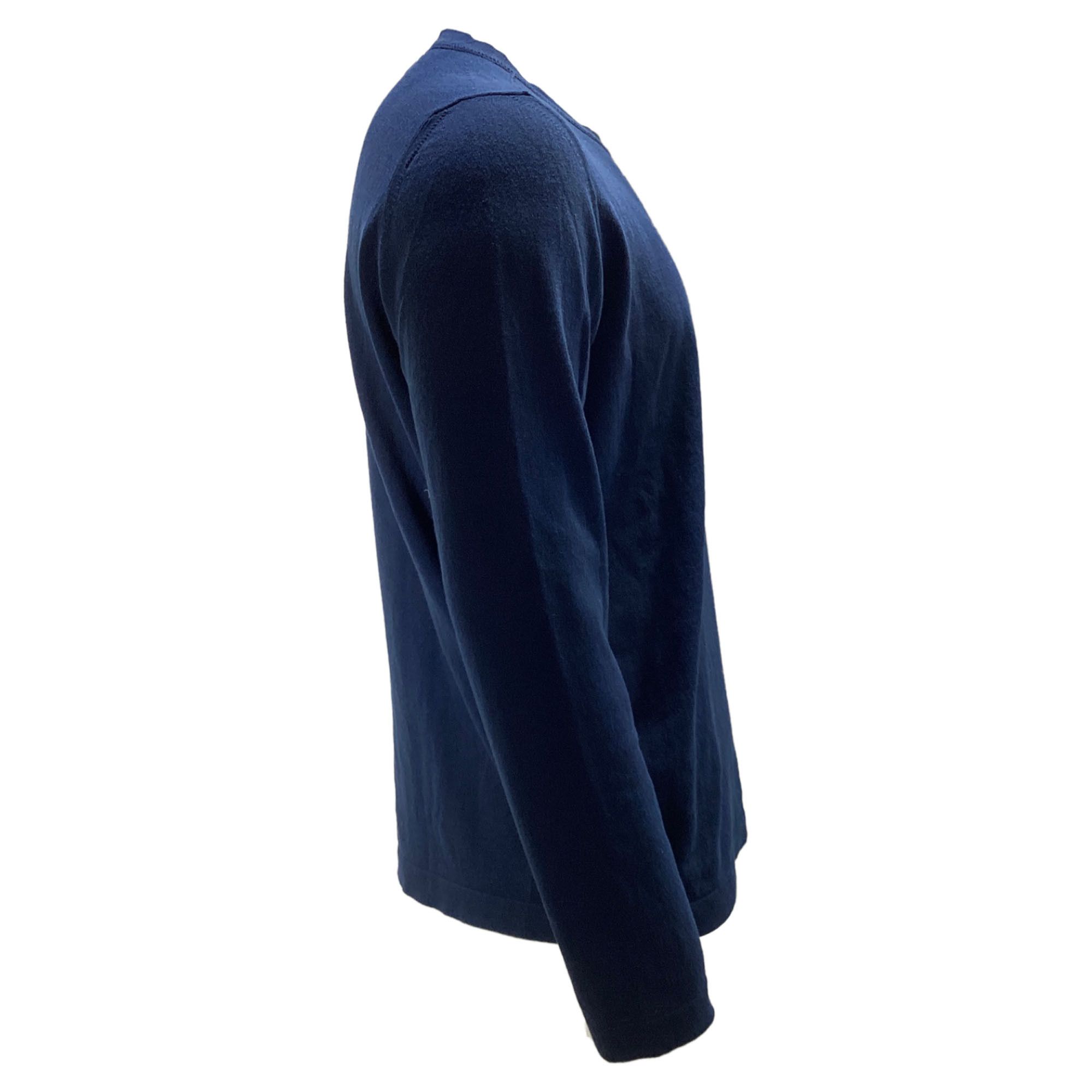 Stone Island Stone Island Button-Embellished Crewneck Sweatshirt in Navy Size US XXL / EU 58 / 5 - 3 Thumbnail