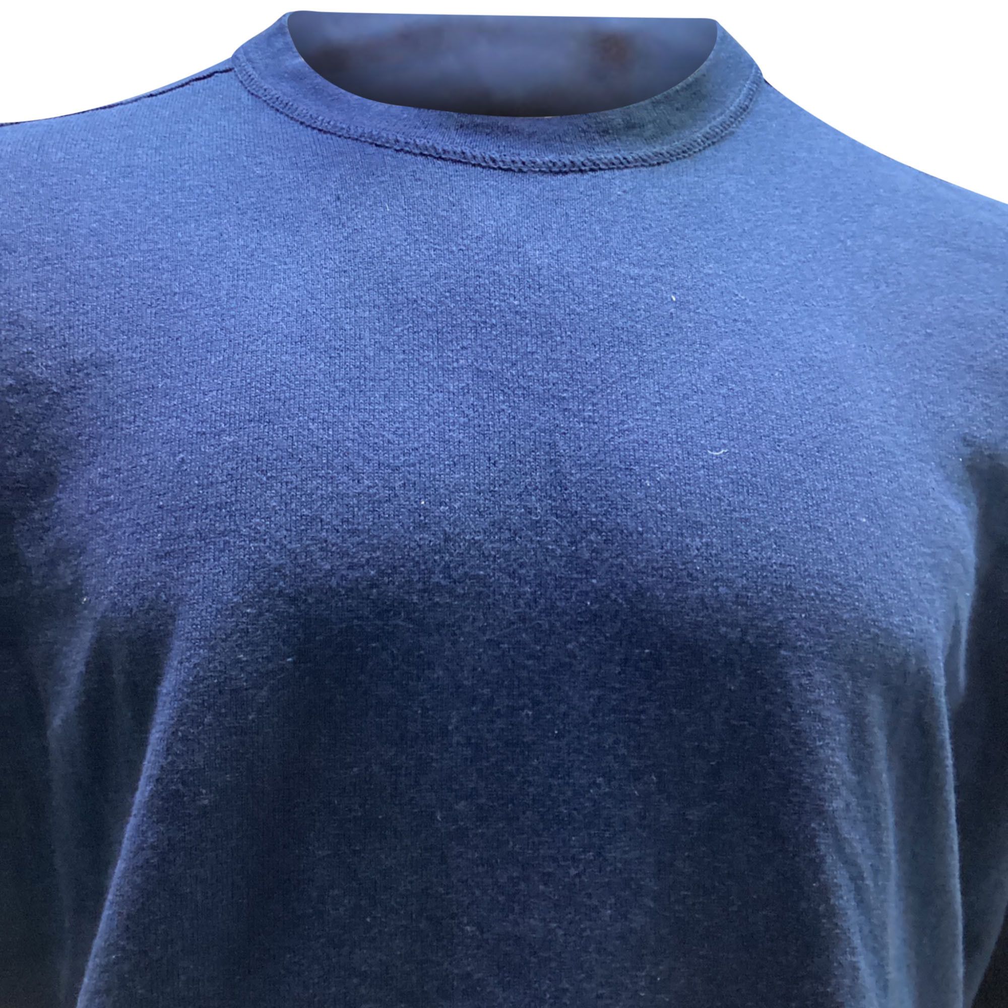 Stone Island Stone Island Button-Embellished Crewneck Sweatshirt in Navy Size US XXL / EU 58 / 5 - 2 Thumbnail