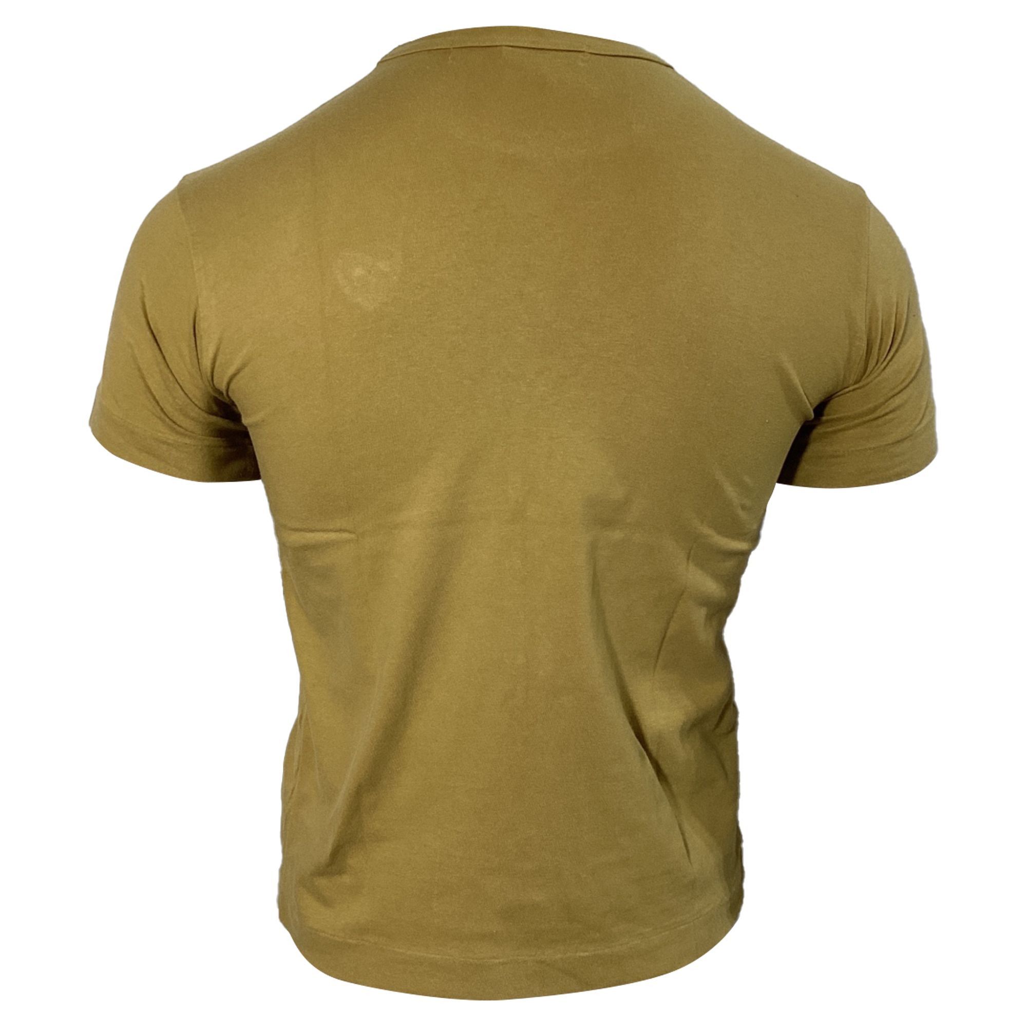 Comme des Garcons Comme Des Garçons Play Heart Patch T-Shirt in Olive Cotton Size US XL / EU 56 / 4 - 2 Thumbnail