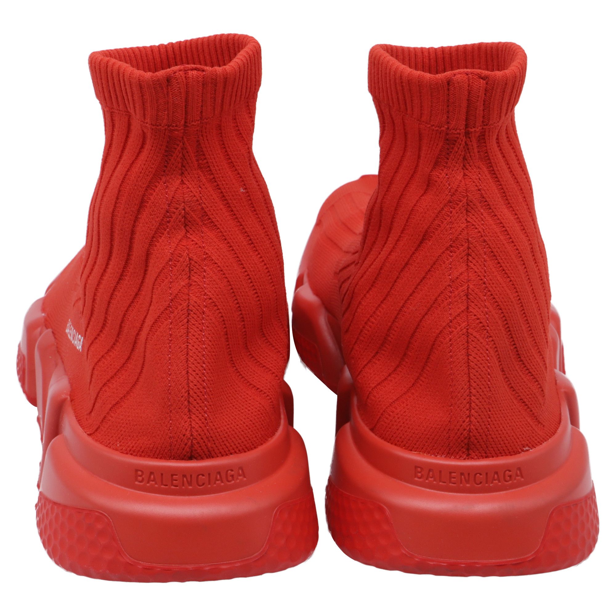 Balenciaga Balenciaga Speed Sneakers in Red Polyester Size US 12 / EU 45 - 5 Thumbnail
