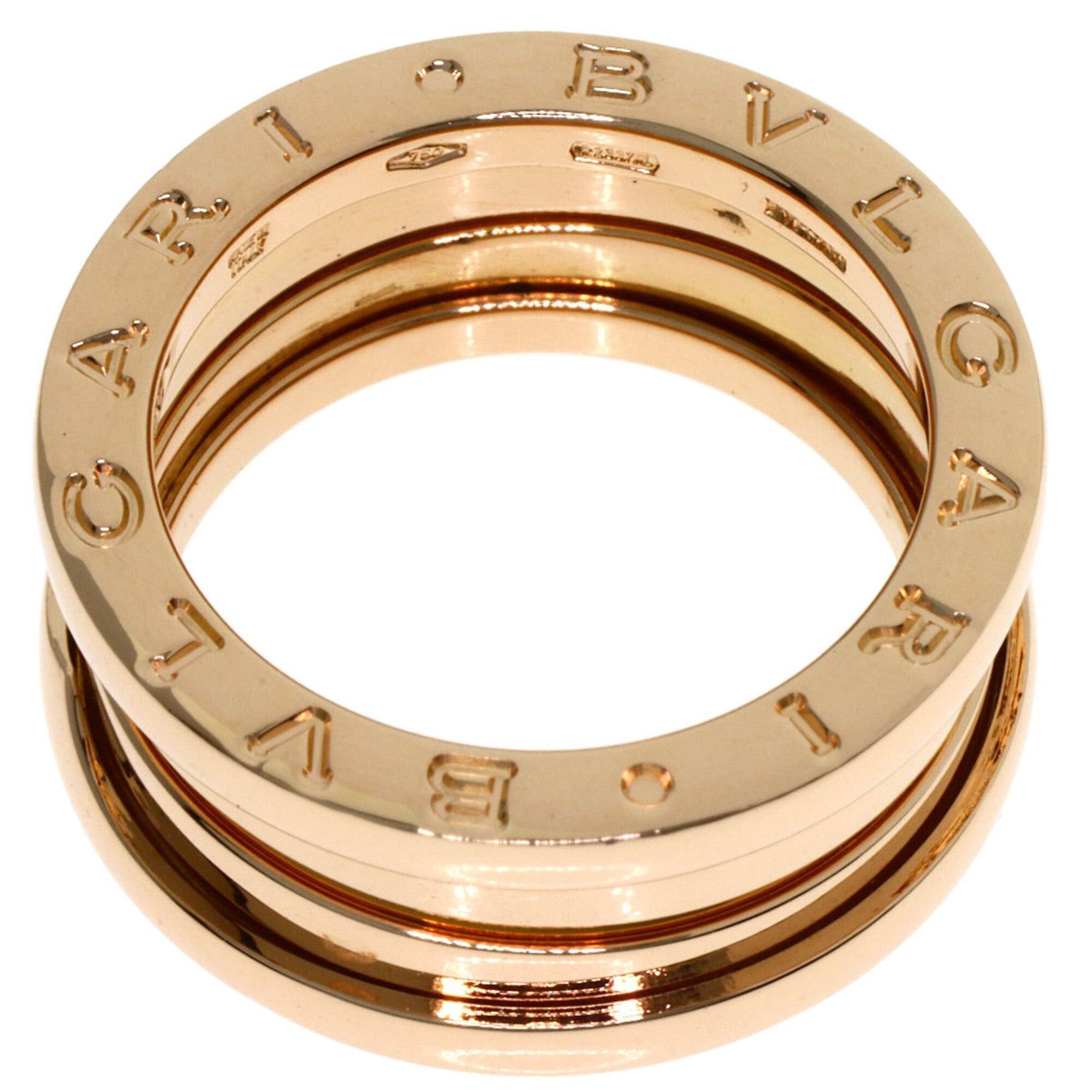 Bvlgari BVLGARI B-zero1 2-band ring #50, 18K pink gold, women's. Size ONE SIZE - 4 Thumbnail