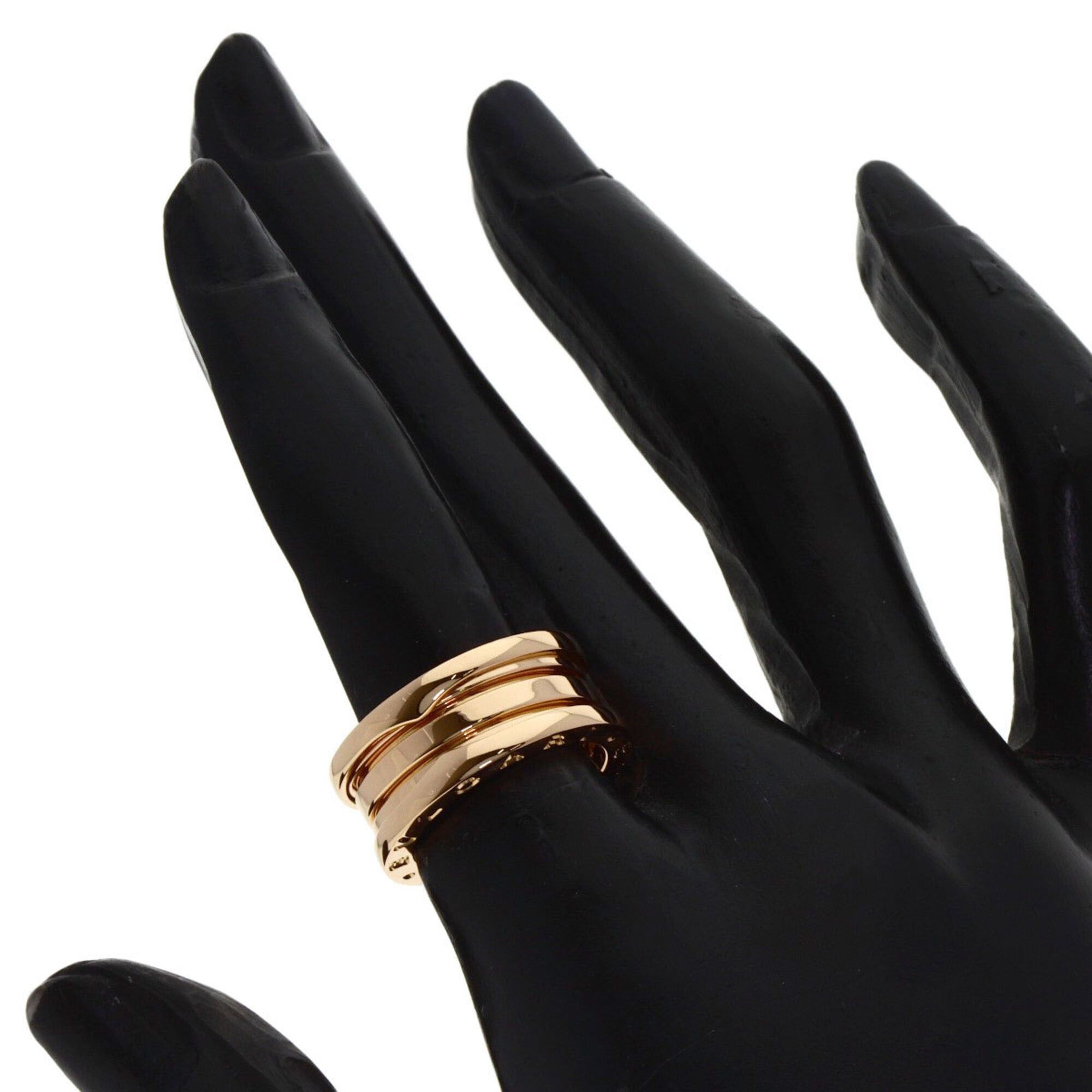 Bvlgari BVLGARI B-zero1 2-band ring #50, 18K pink gold, women's. Size ONE SIZE - 5 Thumbnail