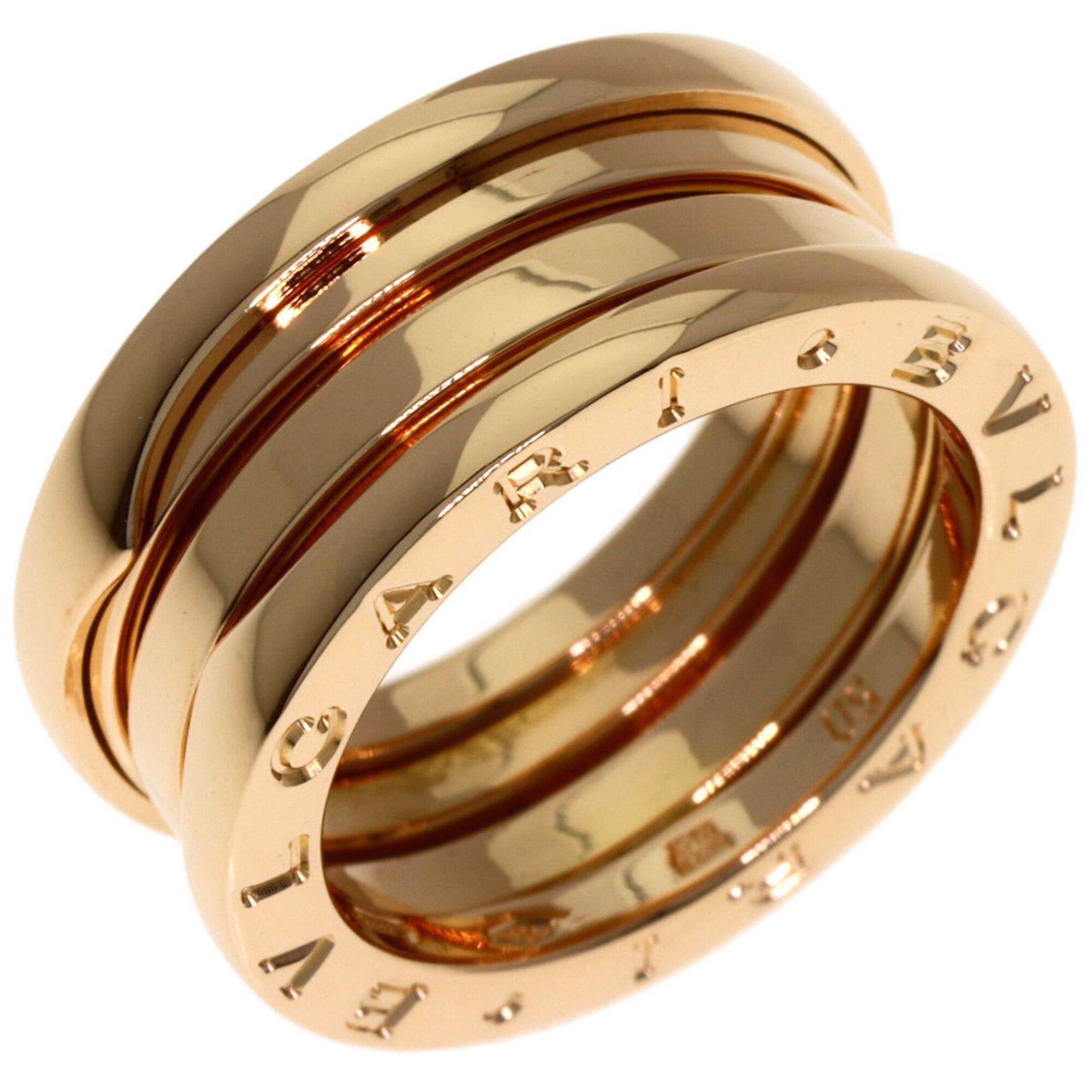 Bvlgari BVLGARI B-zero1 2-band ring #50, 18K pink gold, women's. Size ONE SIZE - 2 Thumbnail