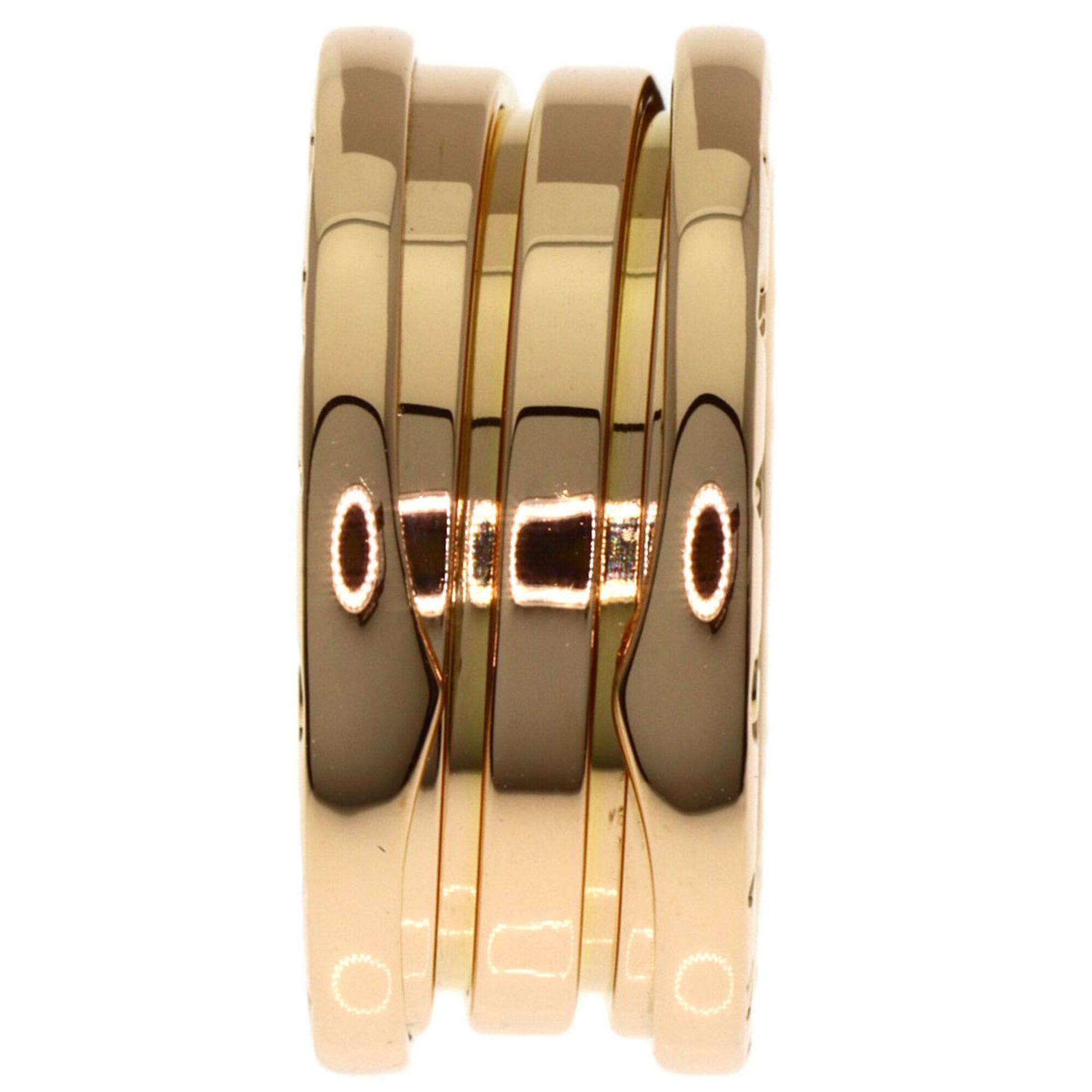 Bvlgari BVLGARI B-zero1 2-band ring #50, 18K pink gold, women's. Size ONE SIZE - 3 Thumbnail