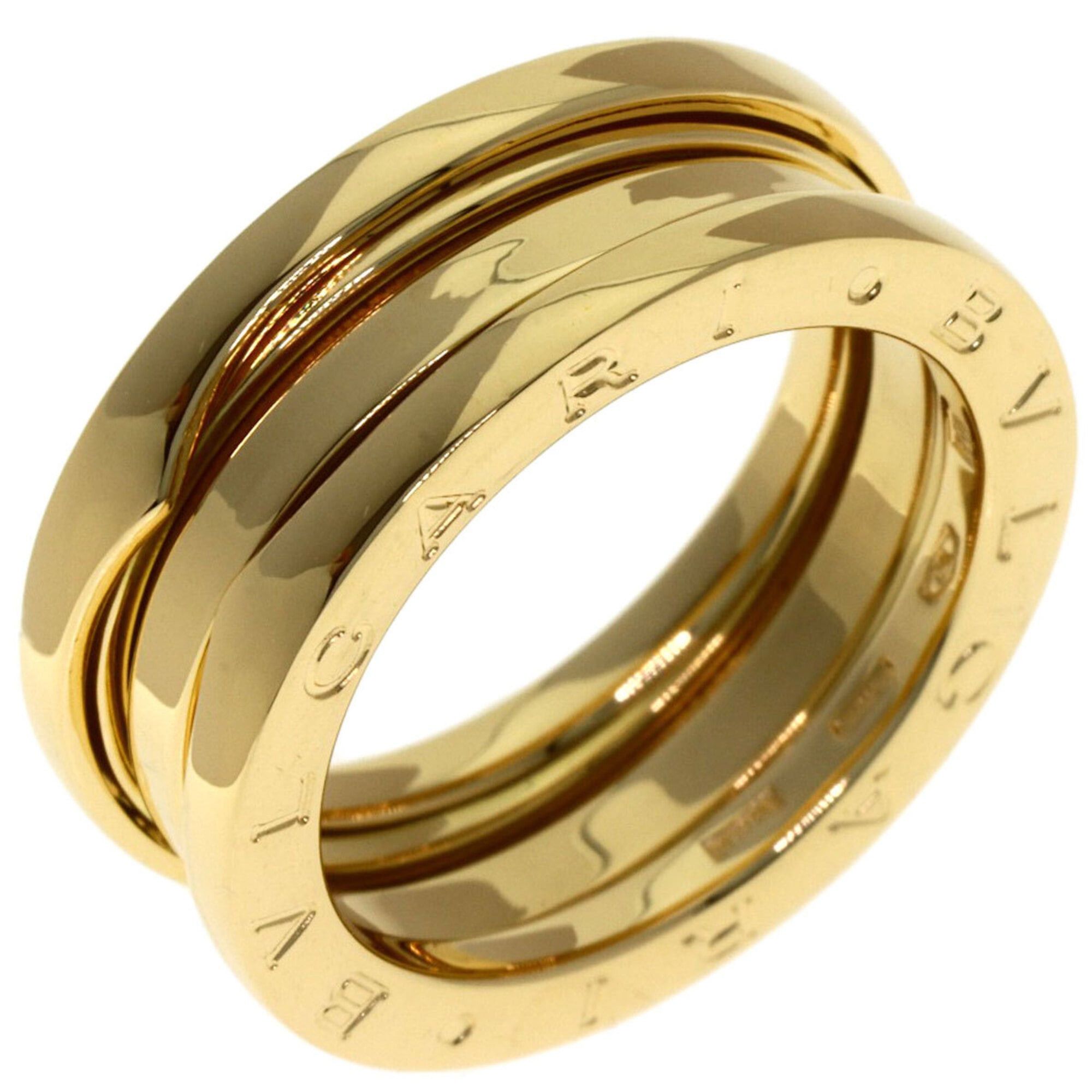 Bvlgari BVLGARI B-zero1 2-band ring #52, 18K yellow gold, women's. Size ONE SIZE - 2 Thumbnail