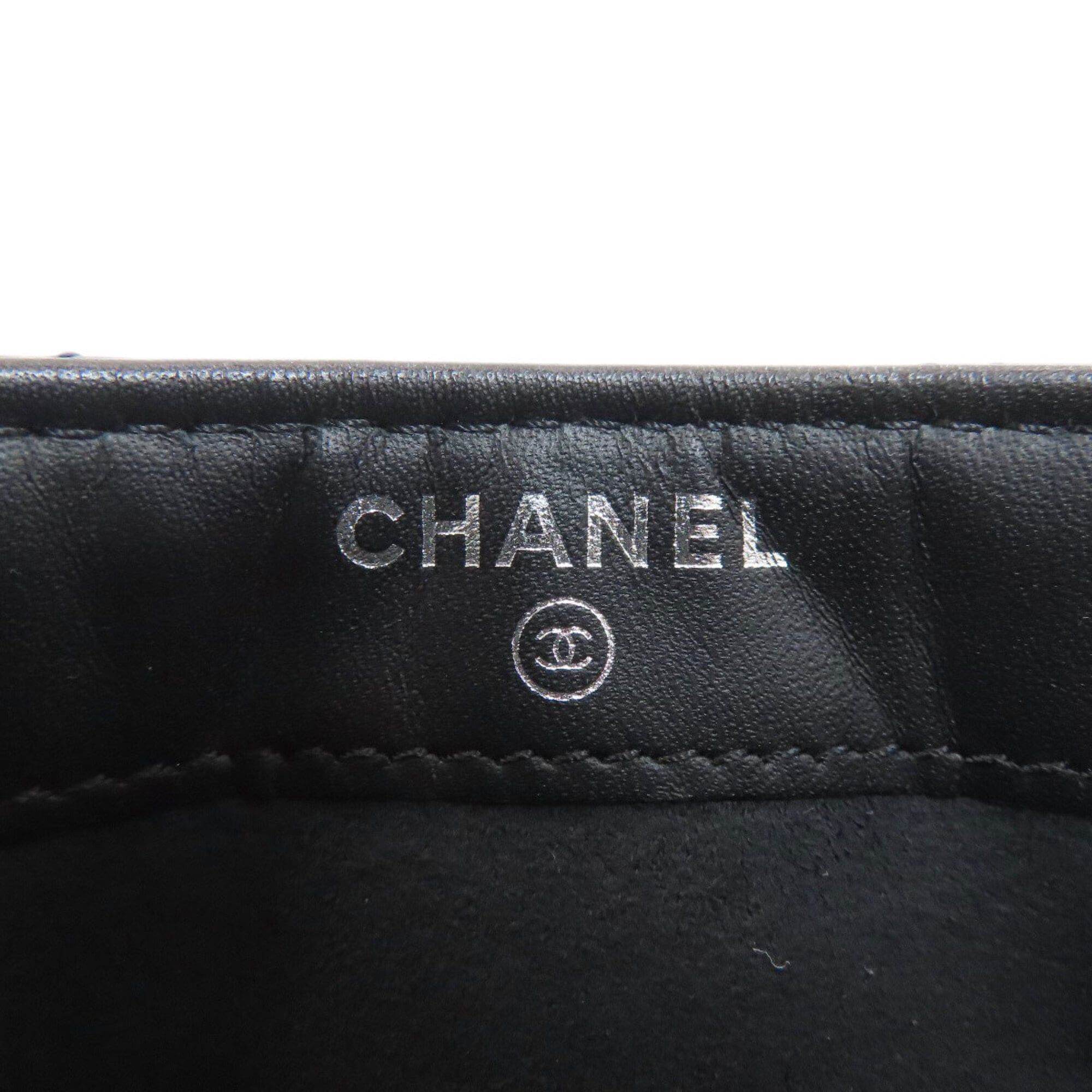 Chanel Chanel Mini Chain Shoulder Bag, Matelassé, Silver Hardware, Lambskin, Women's. Size ONE SIZE - 7 Thumbnail