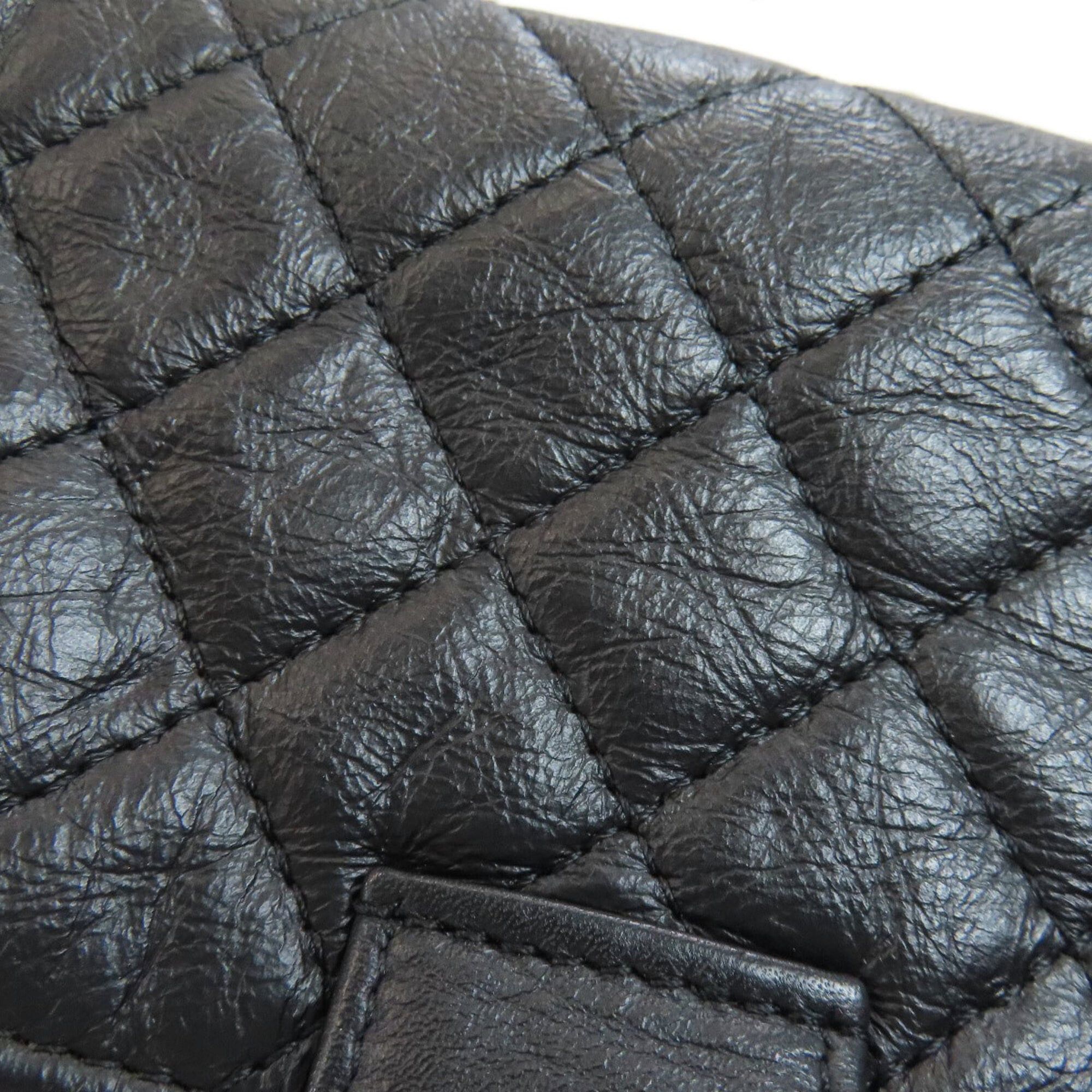 Chanel Chanel Mini Chain Shoulder Bag, Matelassé, Silver Hardware, Lambskin, Women's. Size ONE SIZE - 12 Thumbnail