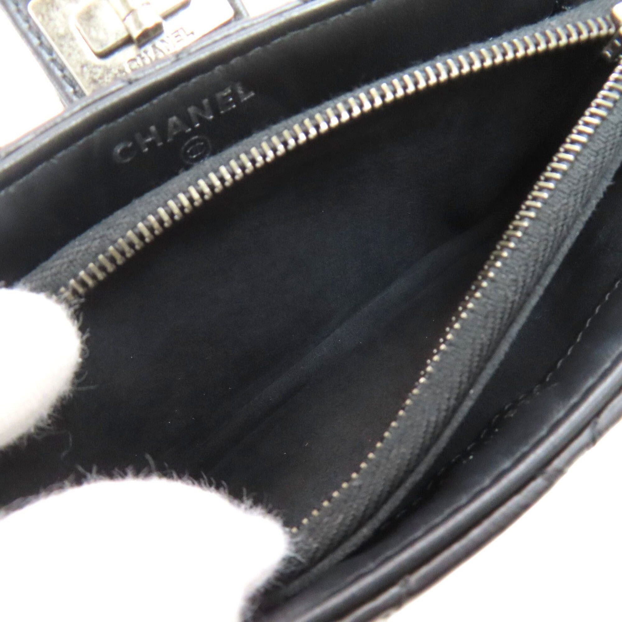Chanel Chanel Mini Chain Shoulder Bag, Matelassé, Silver Hardware, Lambskin, Women's. Size ONE SIZE - 6 Thumbnail