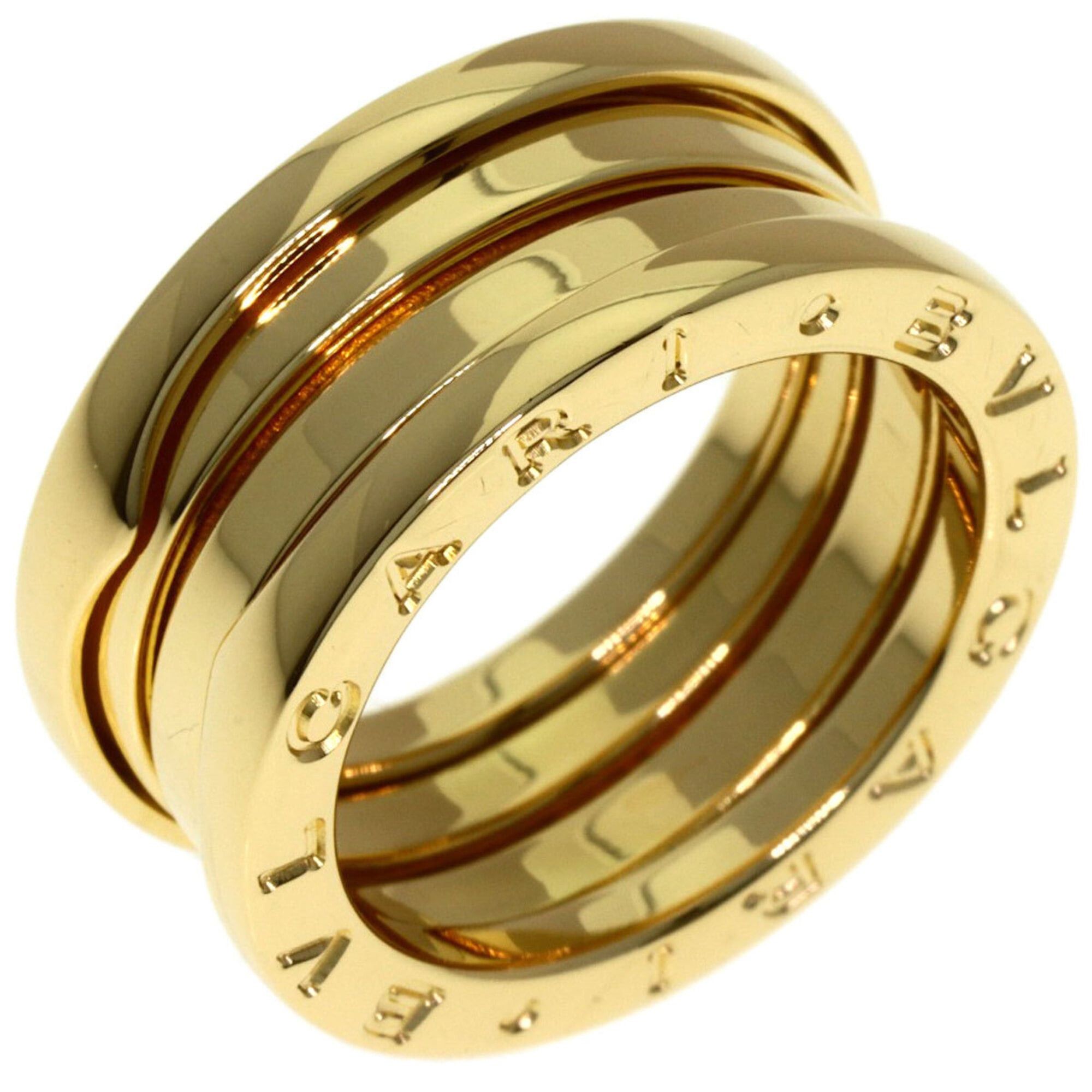 Bvlgari BVLGARI B-zero1 2-band ring #51, 18K yellow gold, women's. Size ONE SIZE - 2 Thumbnail
