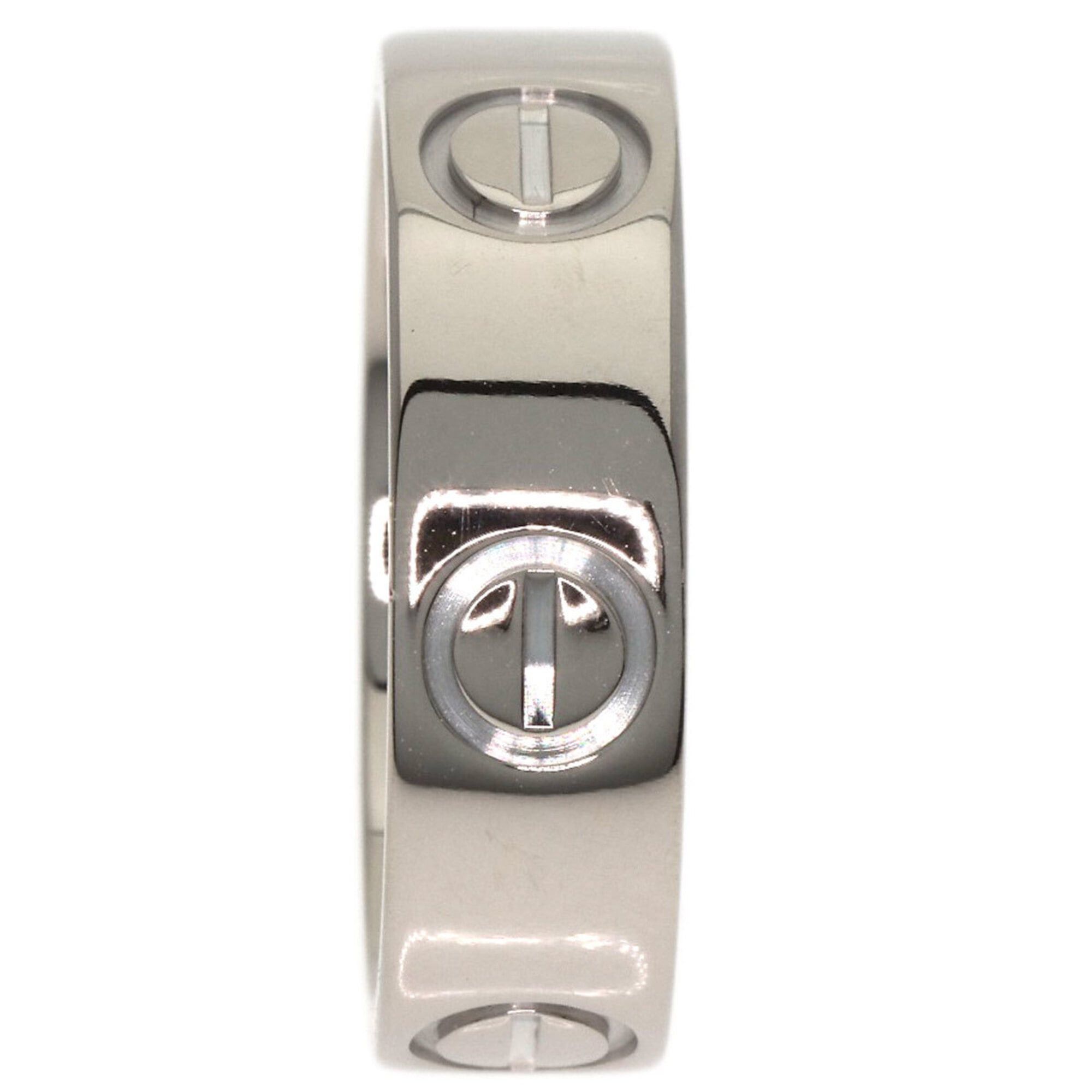 Cartier Cartier Love Ring #49, 18K White Gold, Women's Ring, CARTIER Size ONE SIZE - 3 Thumbnail