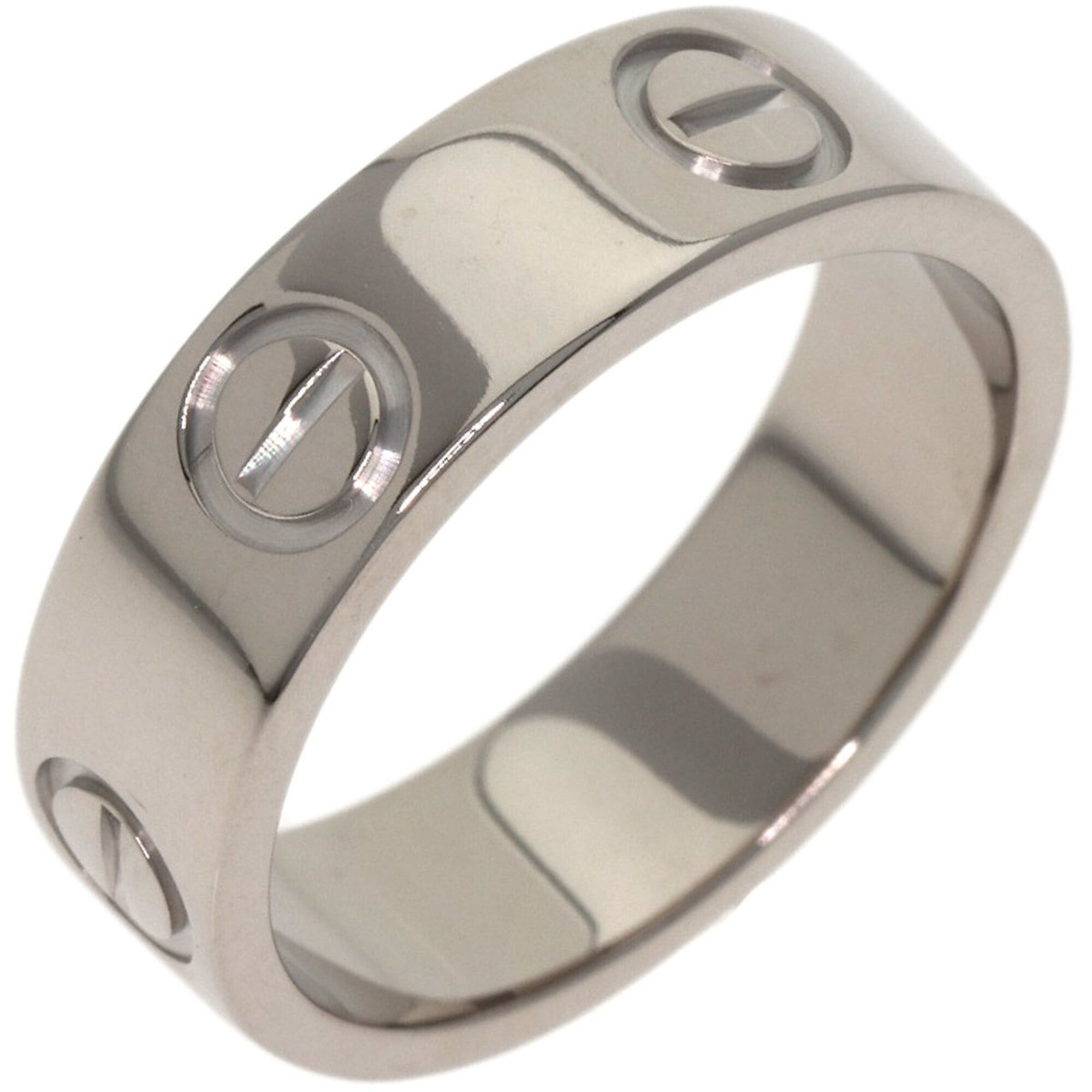 Cartier Cartier Love Ring #49, 18K White Gold, Women's Ring, CARTIER Size ONE SIZE - 2 Thumbnail