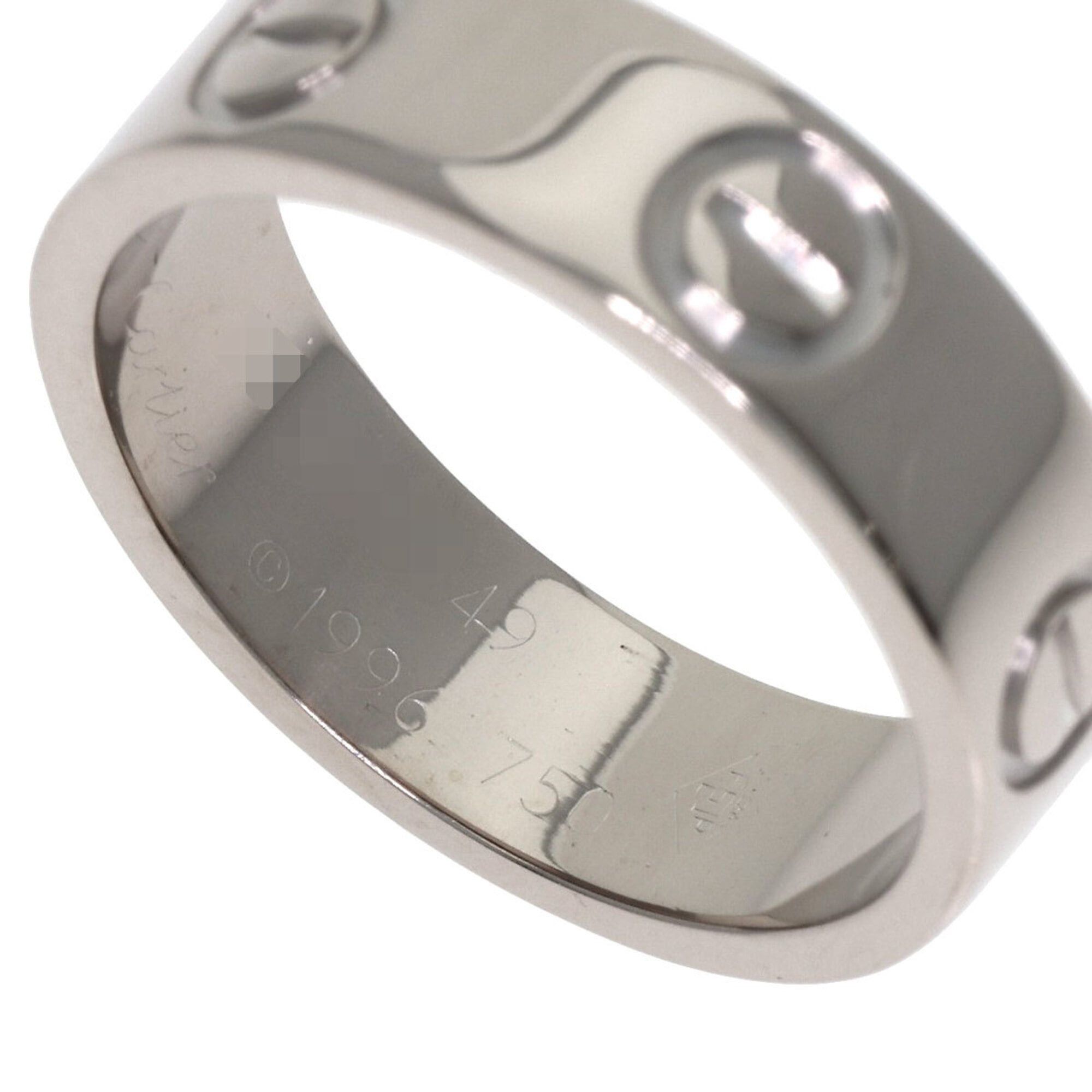 Cartier Cartier Love Ring #49, 18K White Gold, Women's Ring, CARTIER Size ONE SIZE - 5 Thumbnail