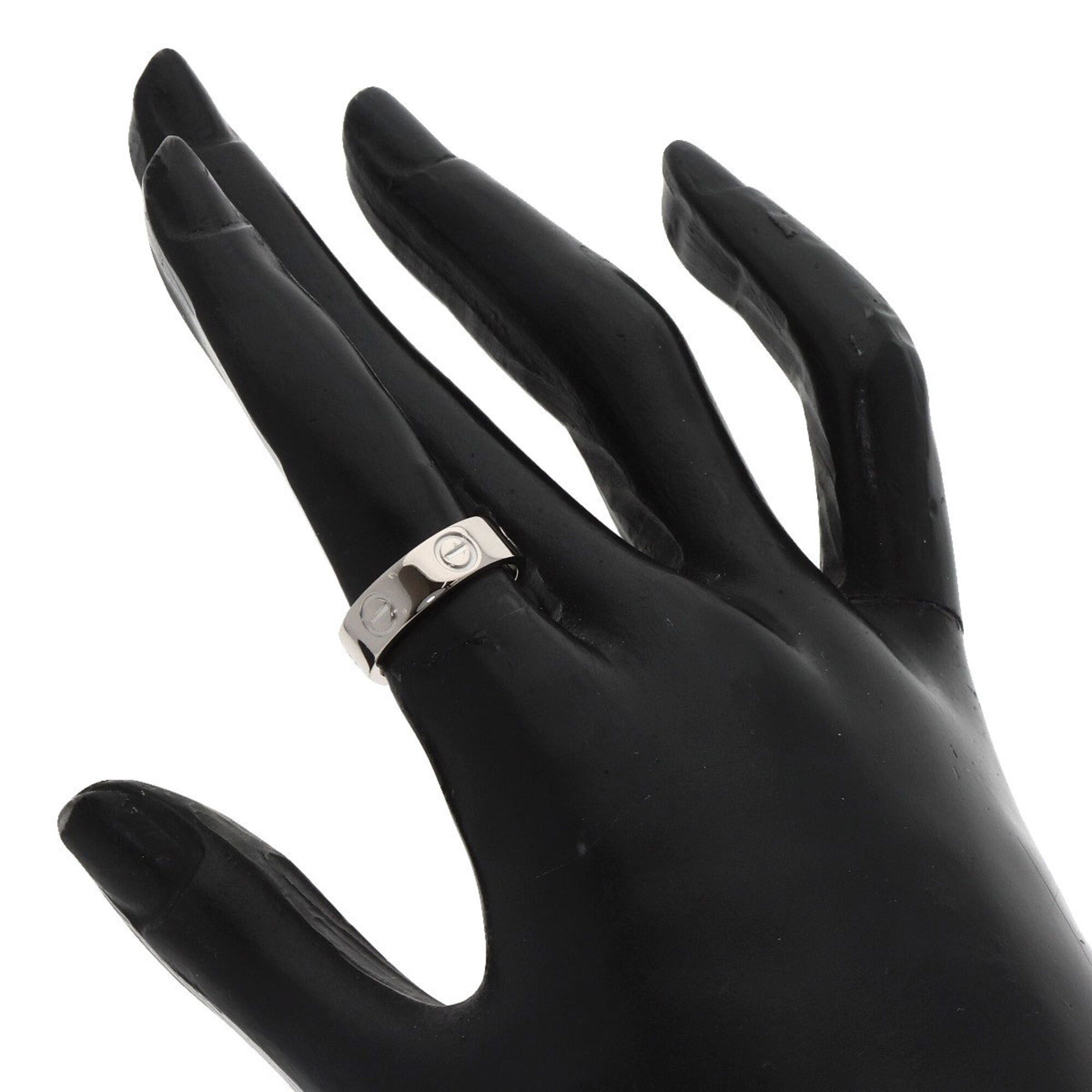 Cartier Cartier Love Ring #49, 18K White Gold, Women's Ring, CARTIER Size ONE SIZE - 6 Thumbnail