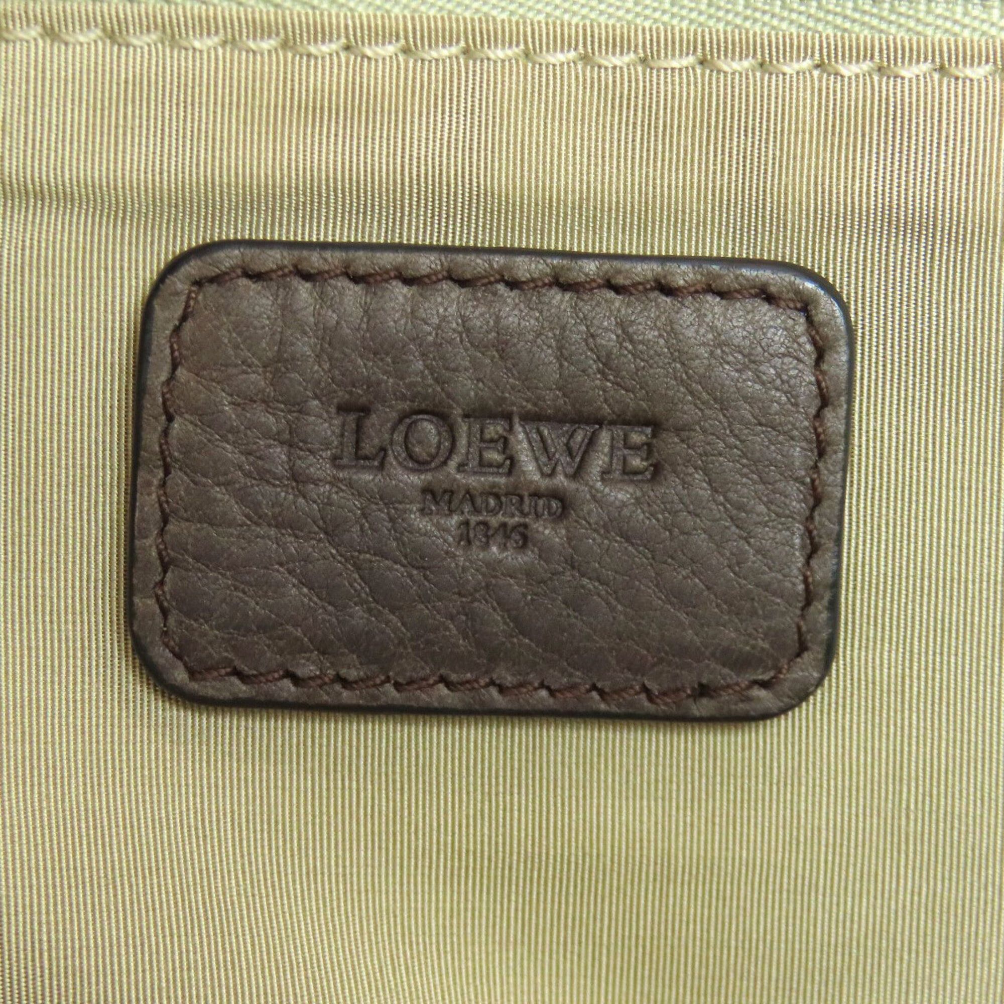 Loewe Loewe Logo Tote Bag Leather Women's LOEWE Size ONE SIZE - 6 Thumbnail