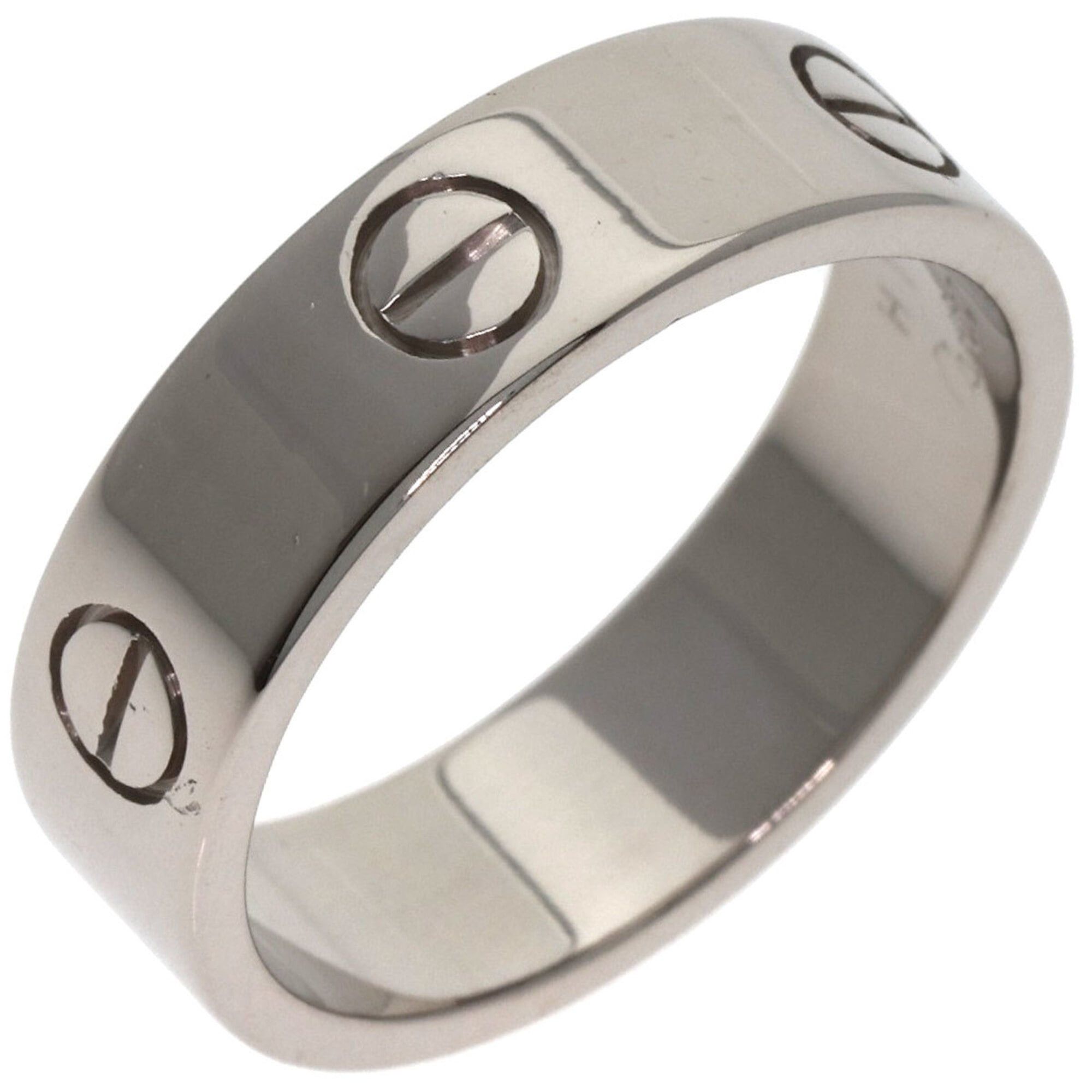 Cartier Cartier Love Ring #59, 18K White Gold, Women's Ring, CARTIER Size ONE SIZE - 2 Thumbnail